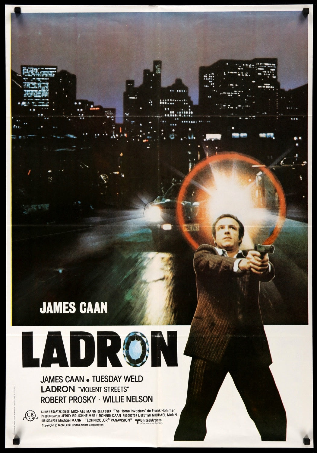 Thief (1981) original movie poster for sale at Originalfilmart