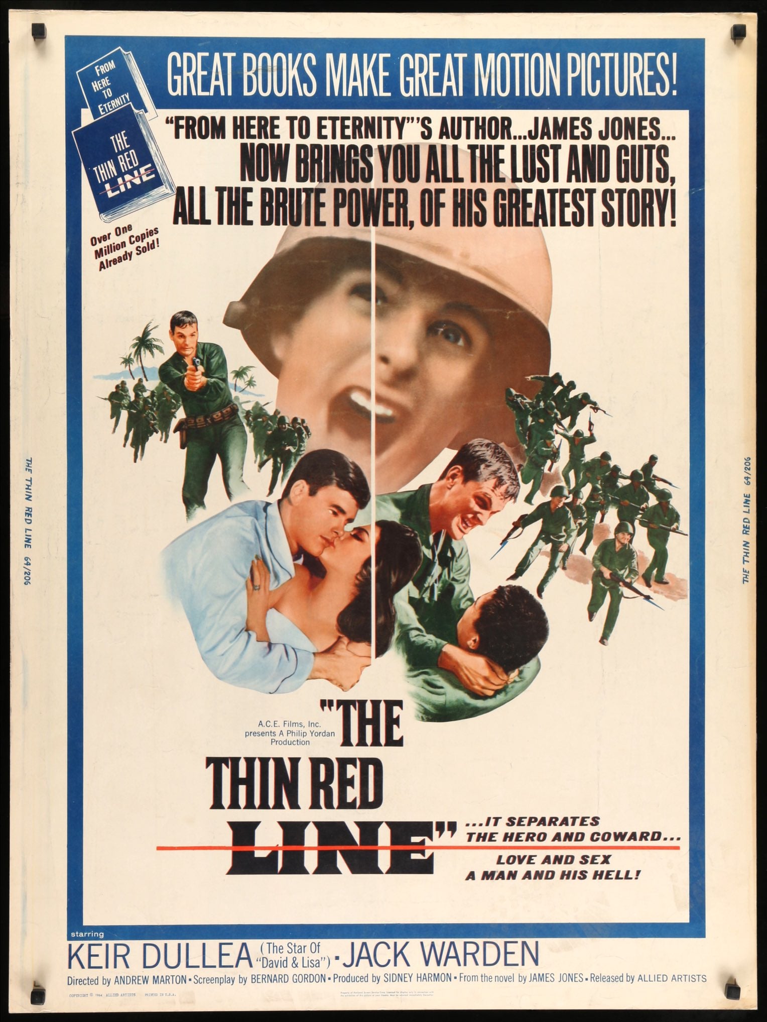 Thin Red Line (1964) original movie poster for sale at Originalfilmart