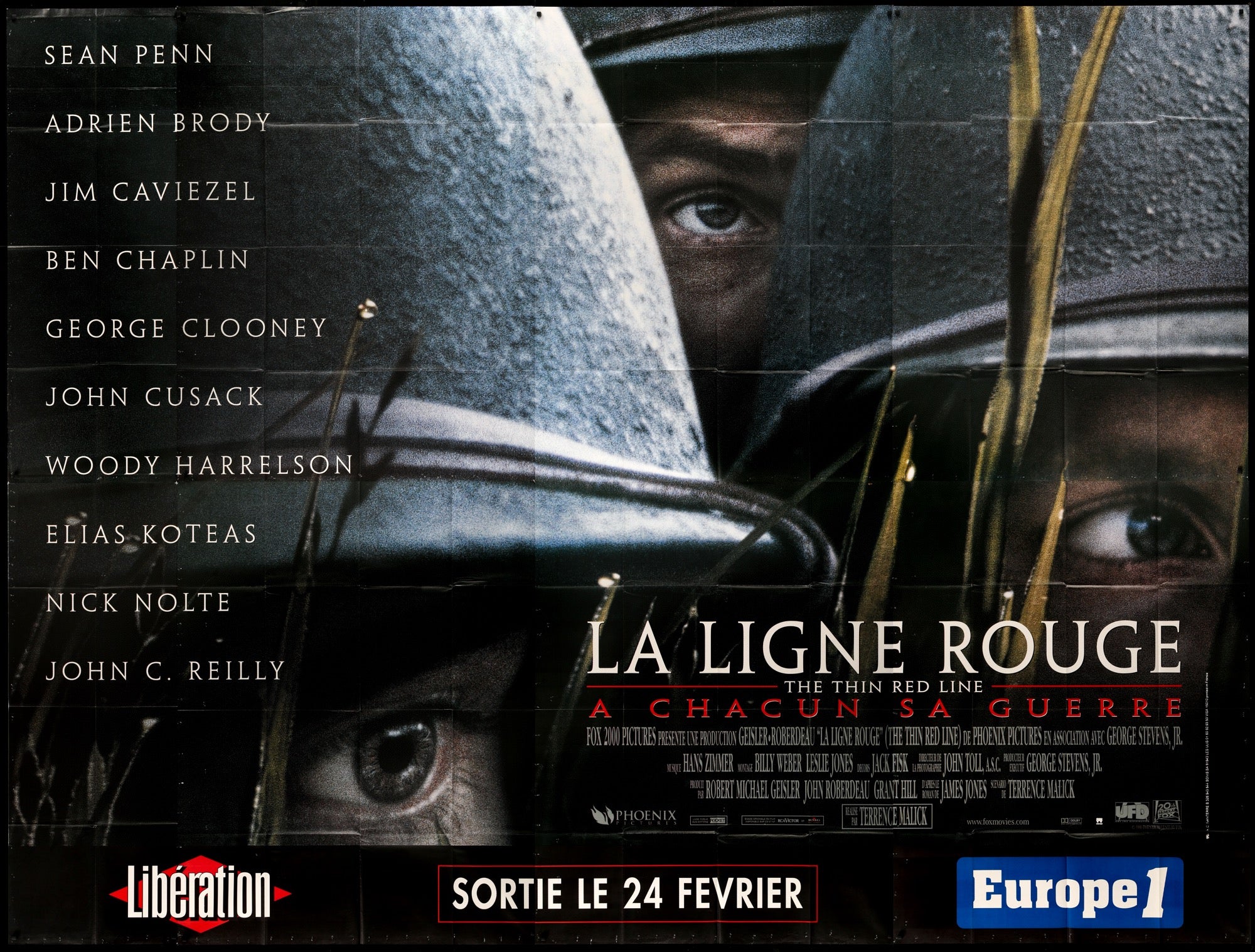 Thin Red Line (1998) original movie poster for sale at Originalfilmart