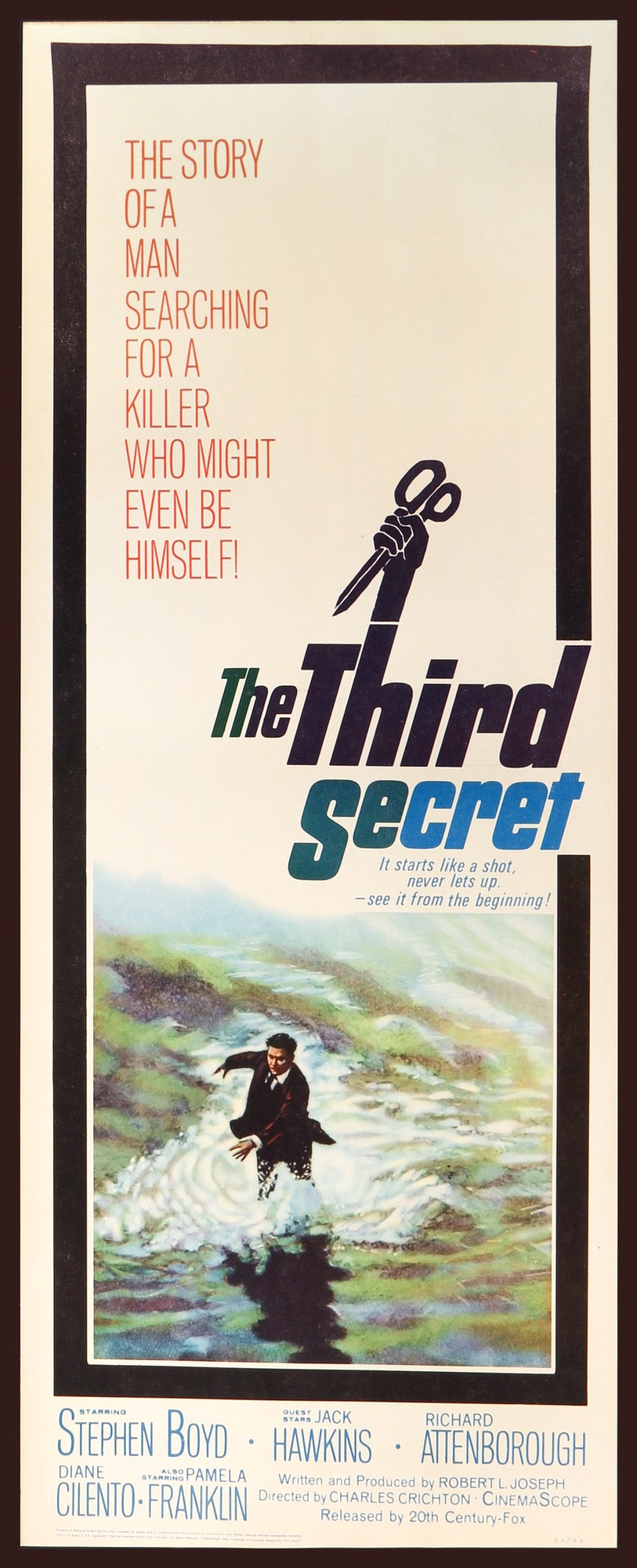 Third Secret (1964) original movie poster for sale at Originalfilmart