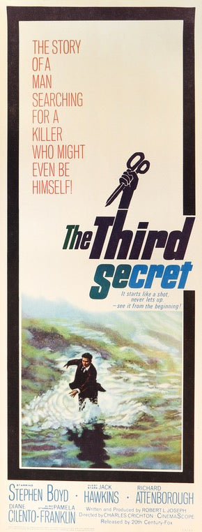 Third Secret (1964) original movie poster for sale at Originalfilmart