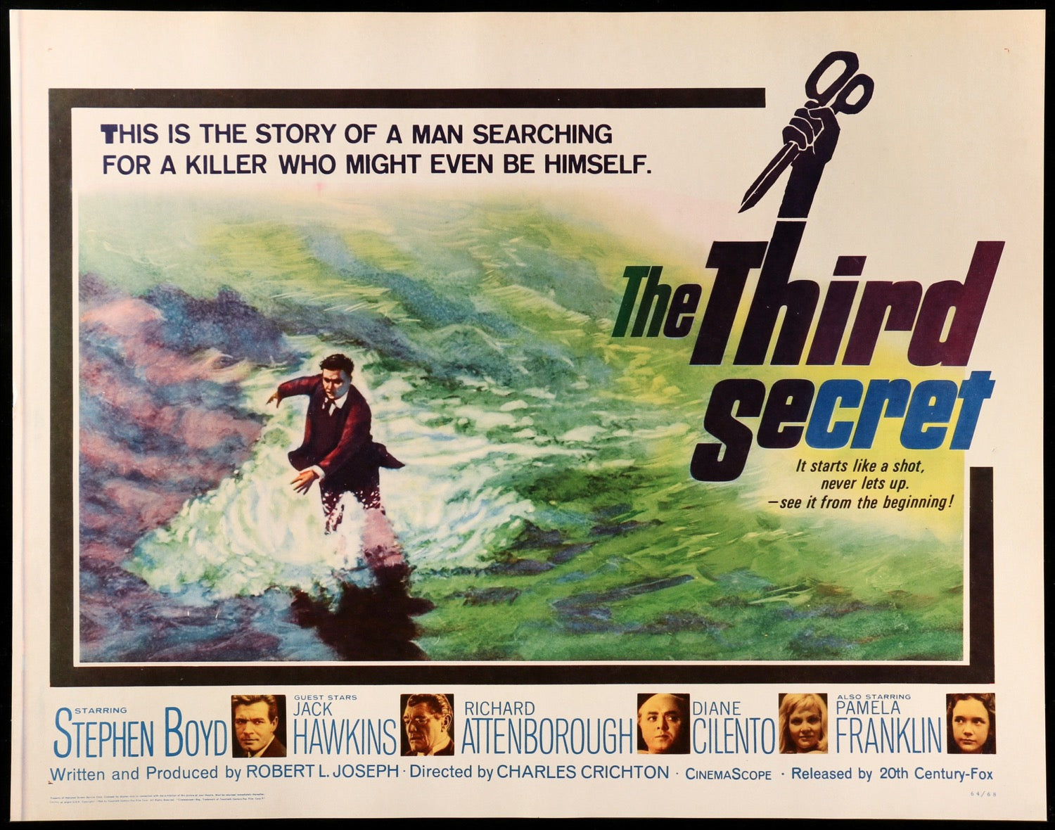 Third Secret (1964) original movie poster for sale at Originalfilmart