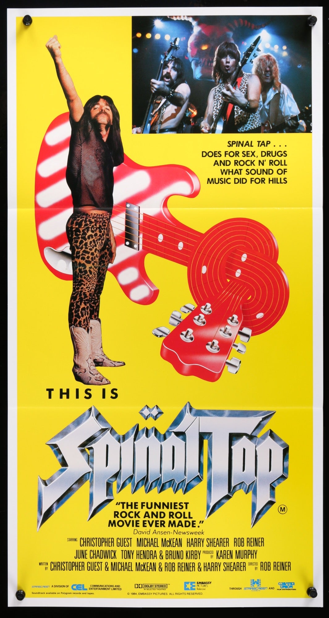 This is Spinal Tap (1984) original movie poster for sale at Originalfilmart