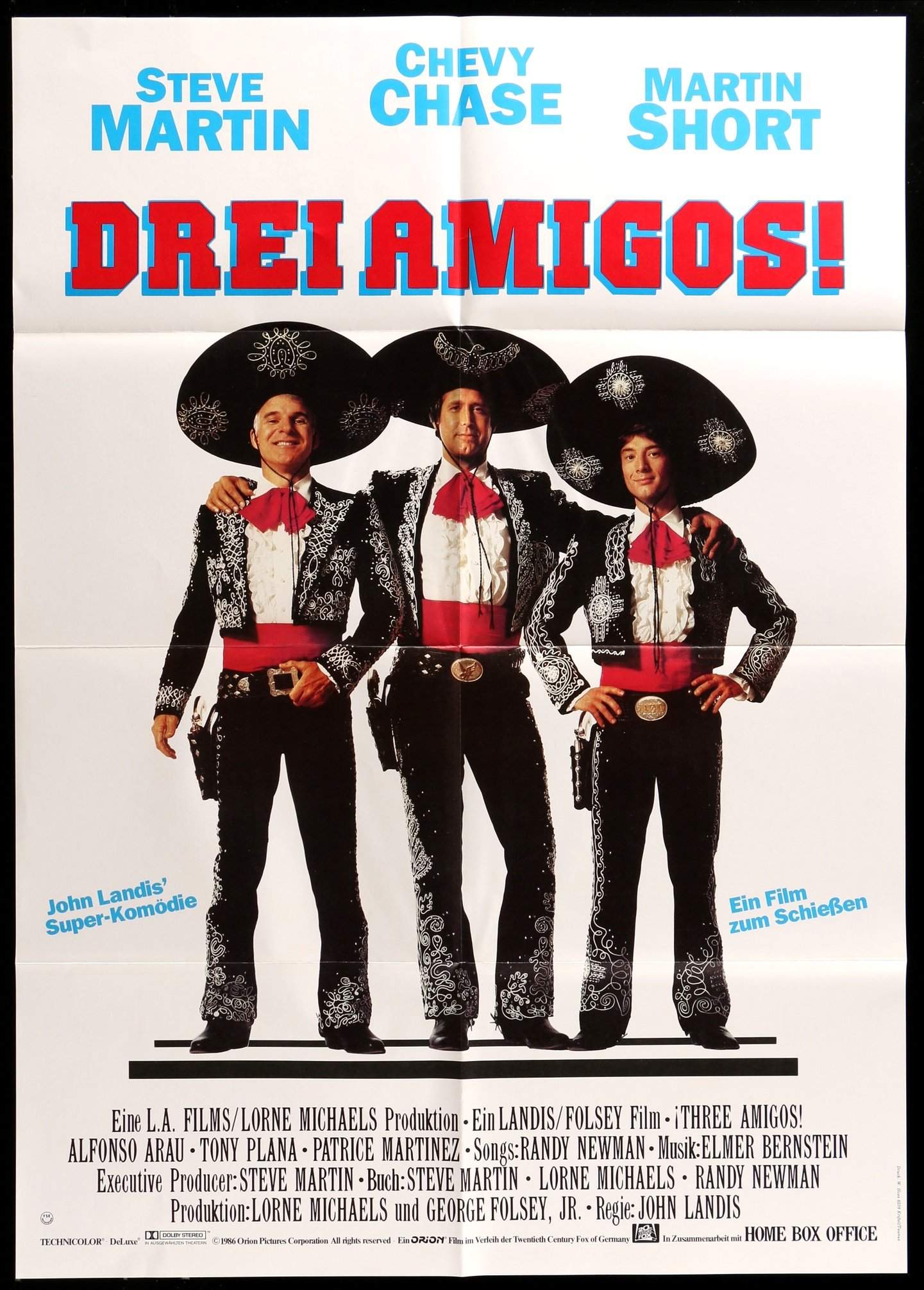 Three Amigos (1986) original movie poster for sale at Originalfilmart