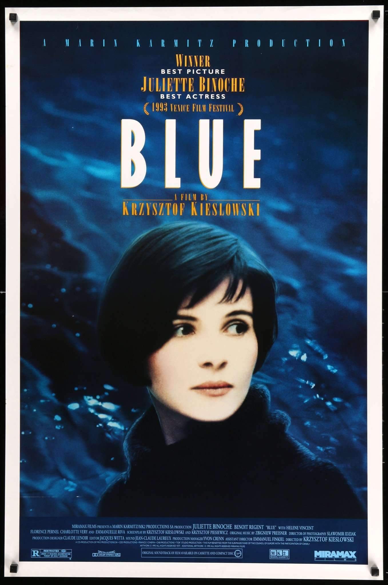 Blue (1993) original movie poster for sale at Originalfilmart