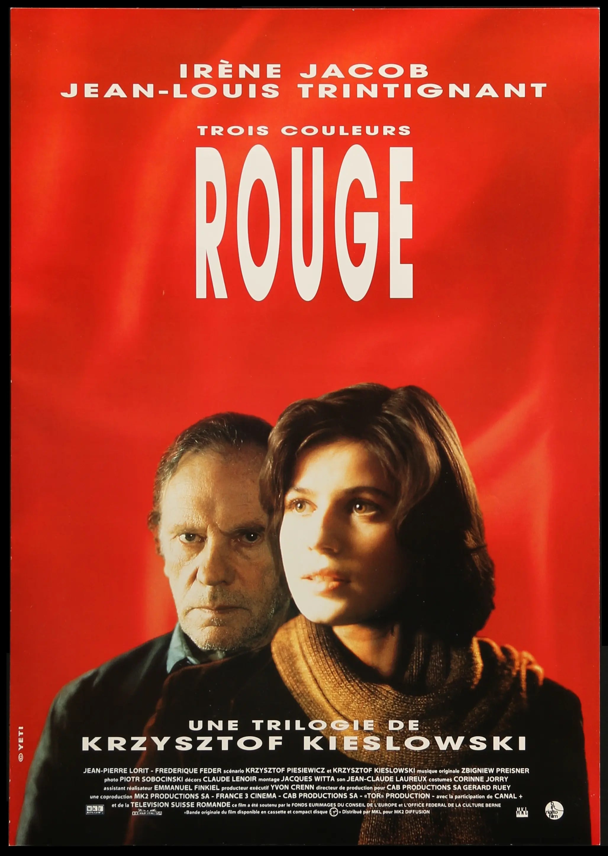 Red (1994) original movie poster for sale at Originalfilmart