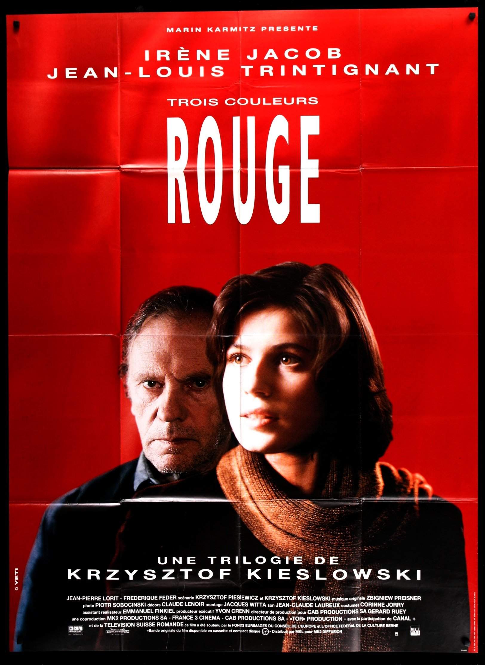 Red (1994) original movie poster for sale at Originalfilmart