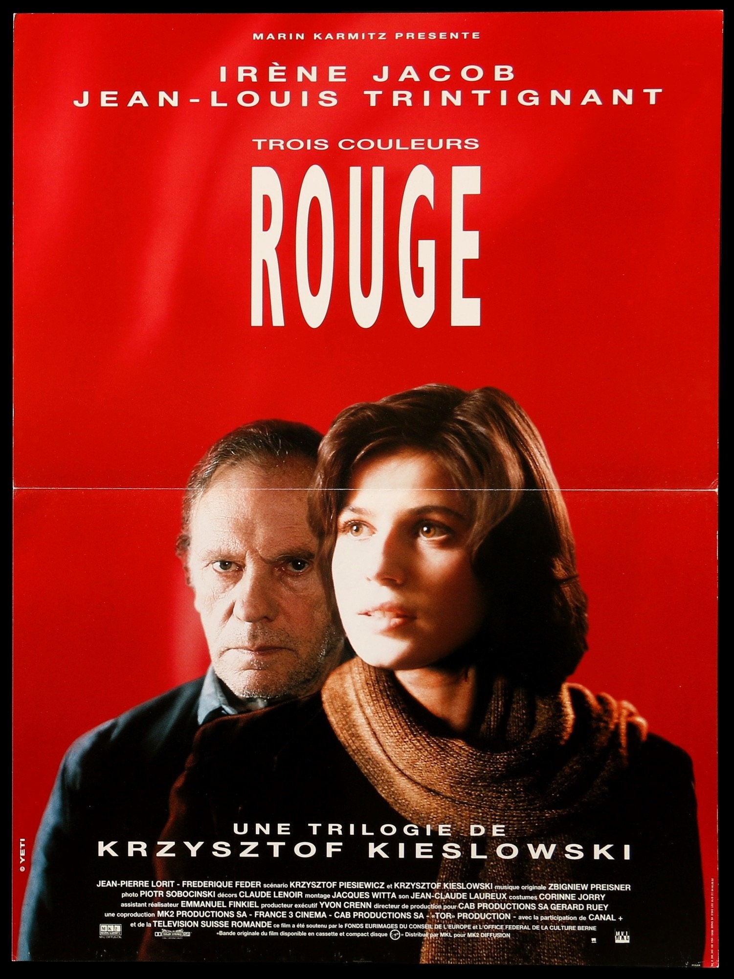 Red (1994) original movie poster for sale at Originalfilmart