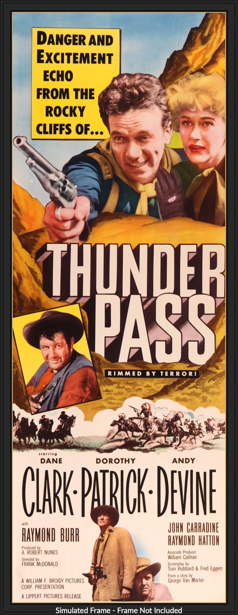 Thunder Pass (1954) original movie poster for sale at Originalfilmart