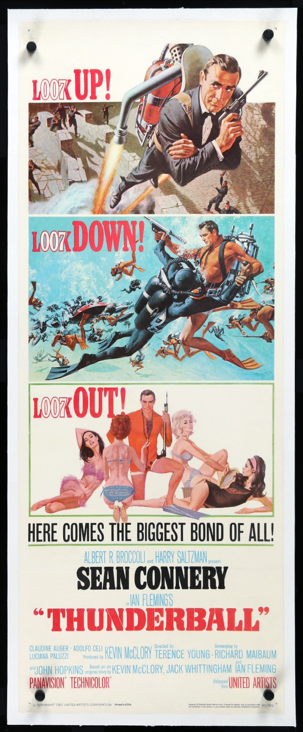 Thunderball (1965) original movie poster for sale at Originalfilmart