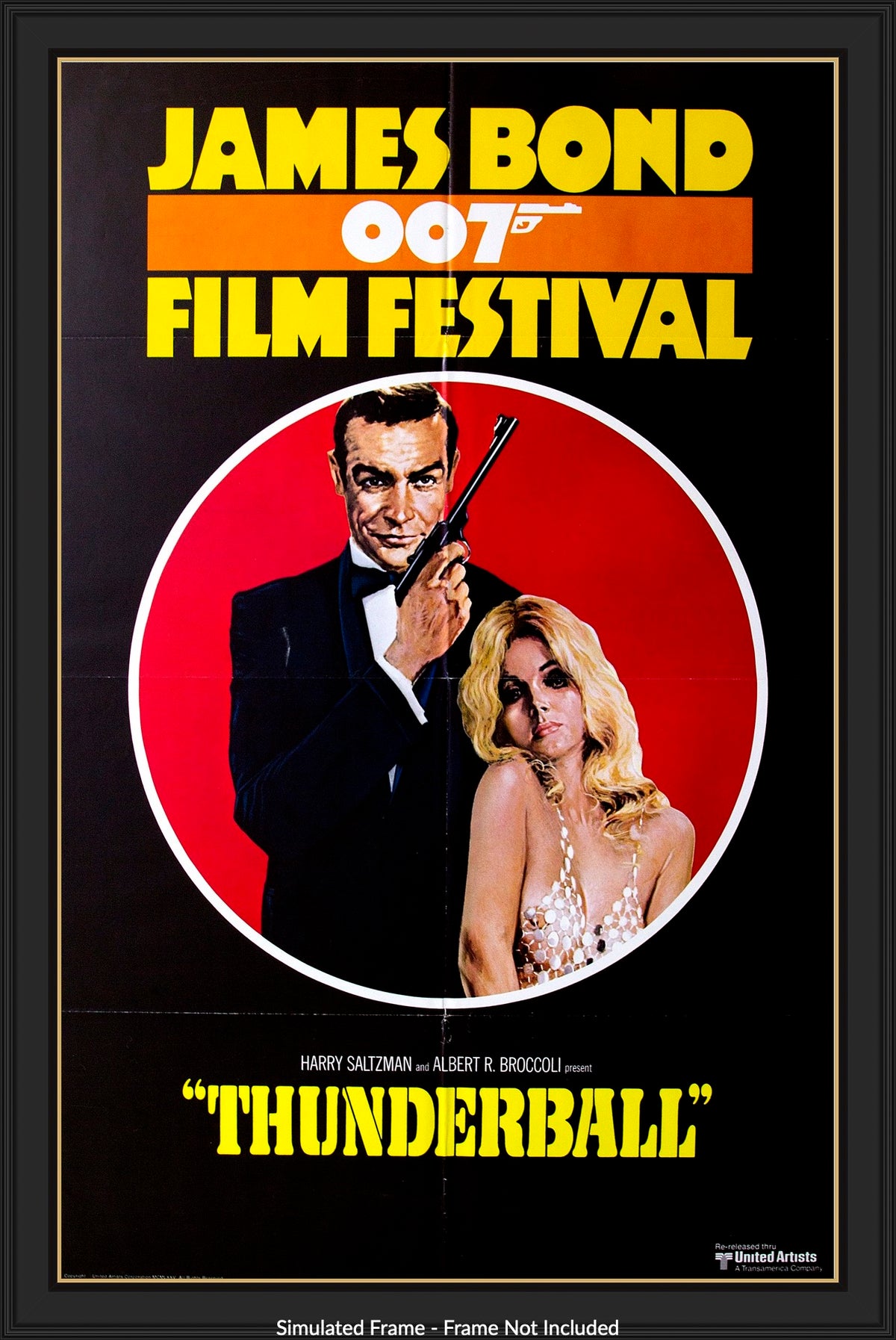 James Bond 007 Film Festival - Thunderball (1975) original movie poster for sale at Originalfilmart