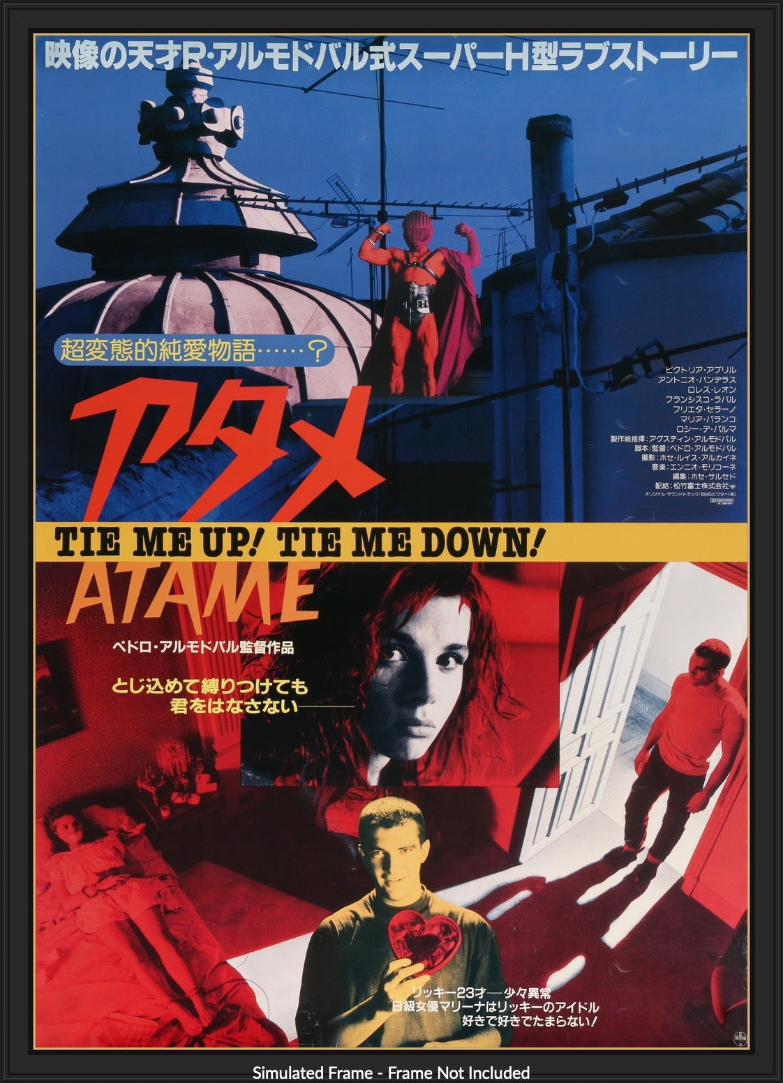 Tie Me Up! Tie Me Down! (1989) original movie poster for sale at Originalfilmart