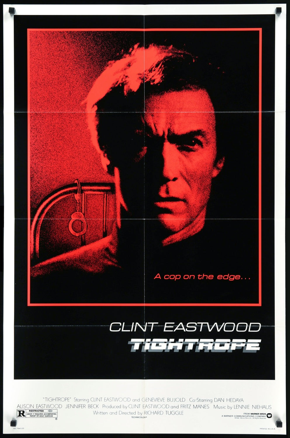 Tightrope (1984) original movie poster for sale at Originalfilmart