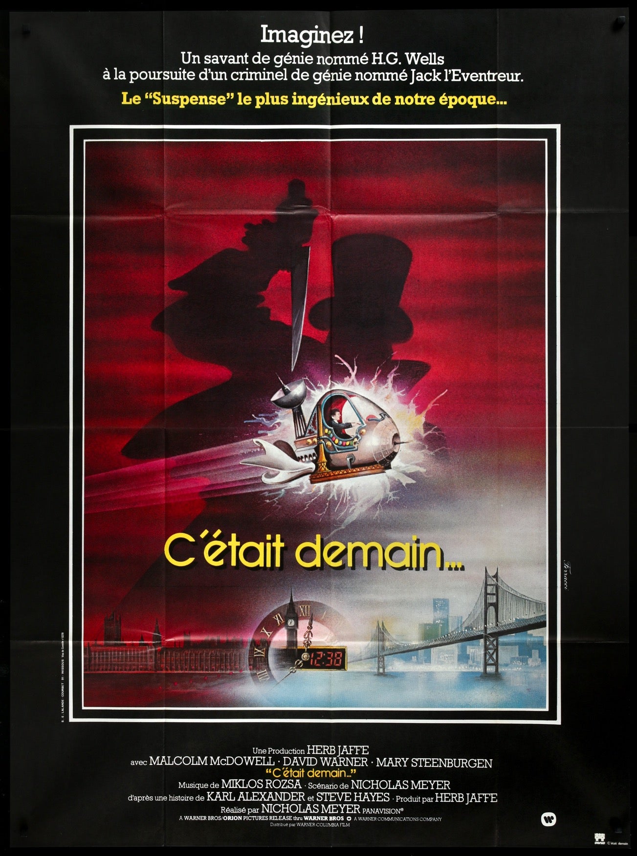 Time After Time (1979) original movie poster for sale at Originalfilmart