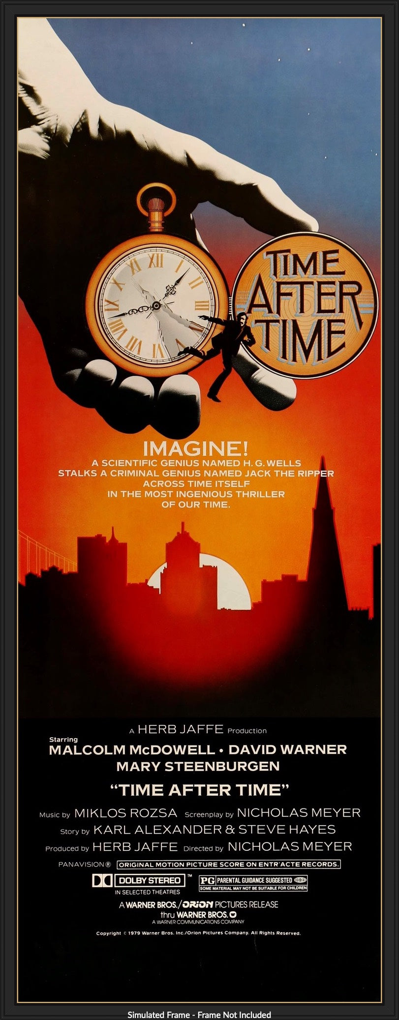 Time After Time (1979) original movie poster for sale at Originalfilmart