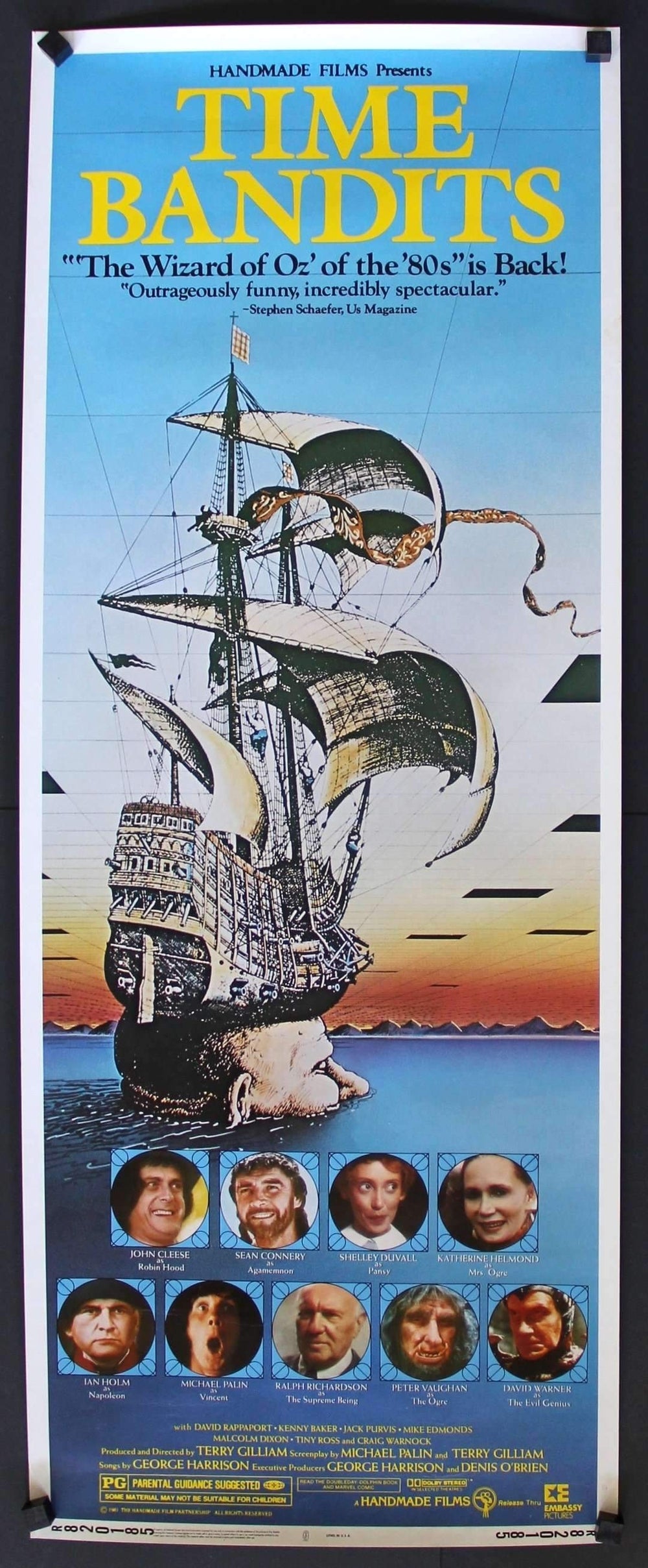 Time Bandits (1981) original movie poster for sale at Originalfilmart