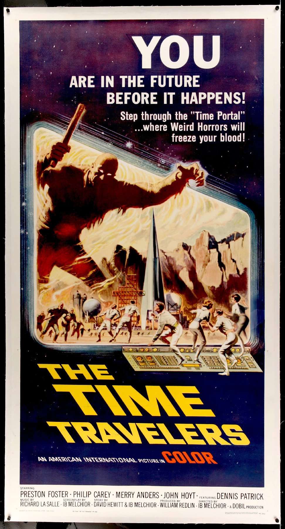 Time Travelers (1964) original movie poster for sale at Originalfilmart