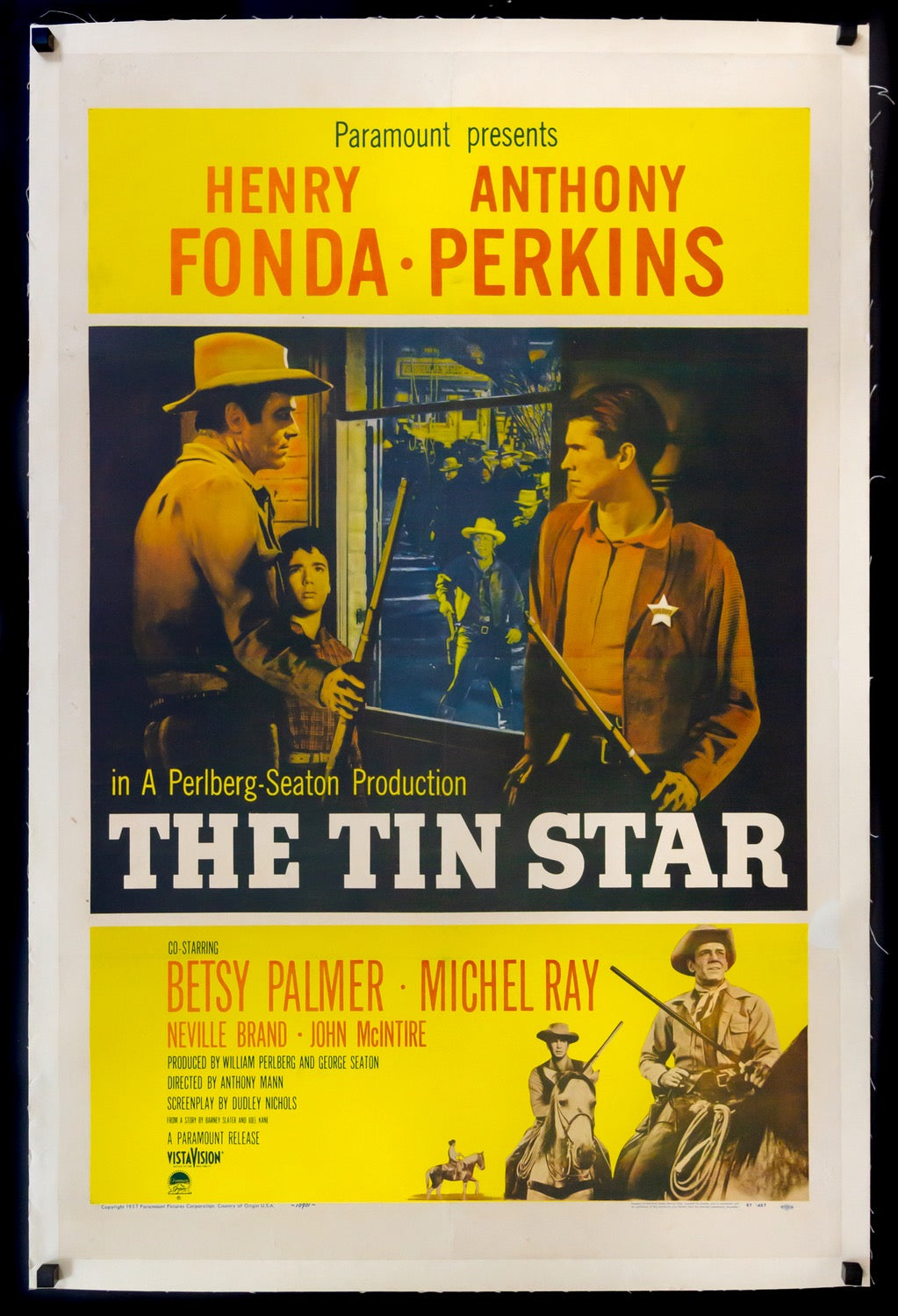 Tin Star (1957) original movie poster for sale at Originalfilmart