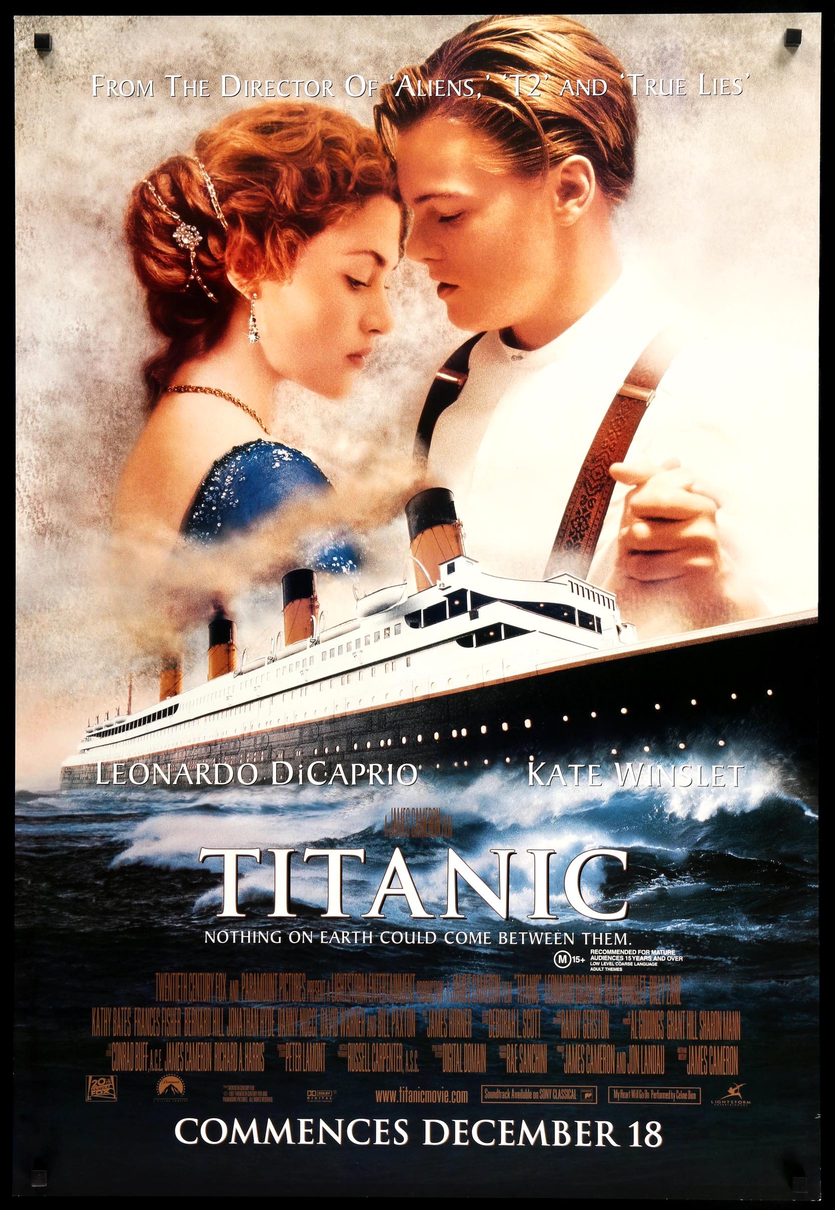 Titanic (1997) original movie poster for sale at Originalfilmart