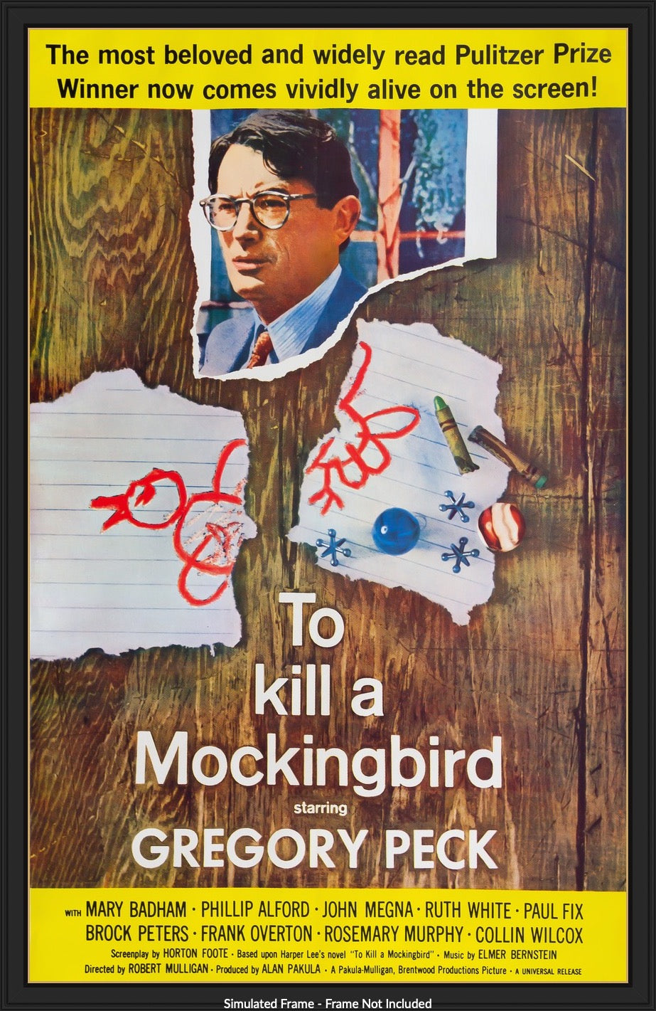 To Kill a Mockingbird (1962) original movie poster for sale at Originalfilmart