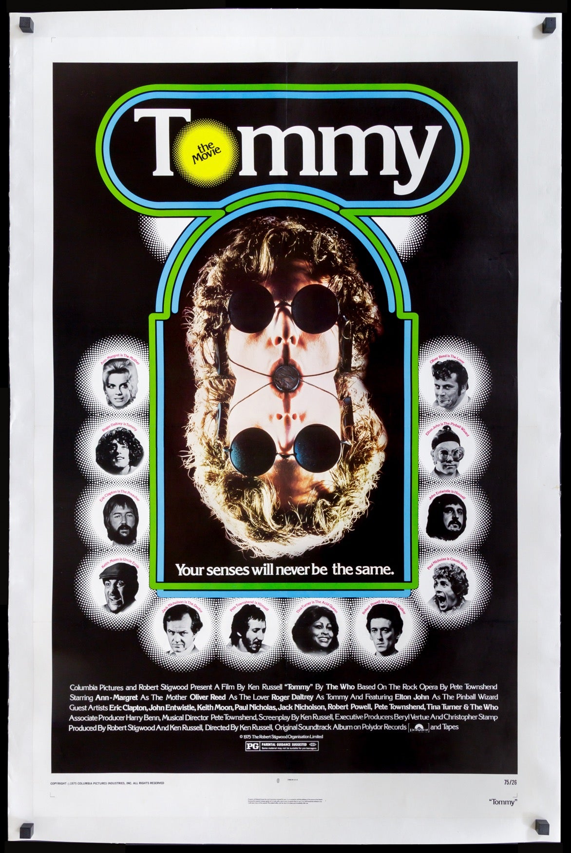 Tommy (1975) original movie poster for sale at Originalfilmart