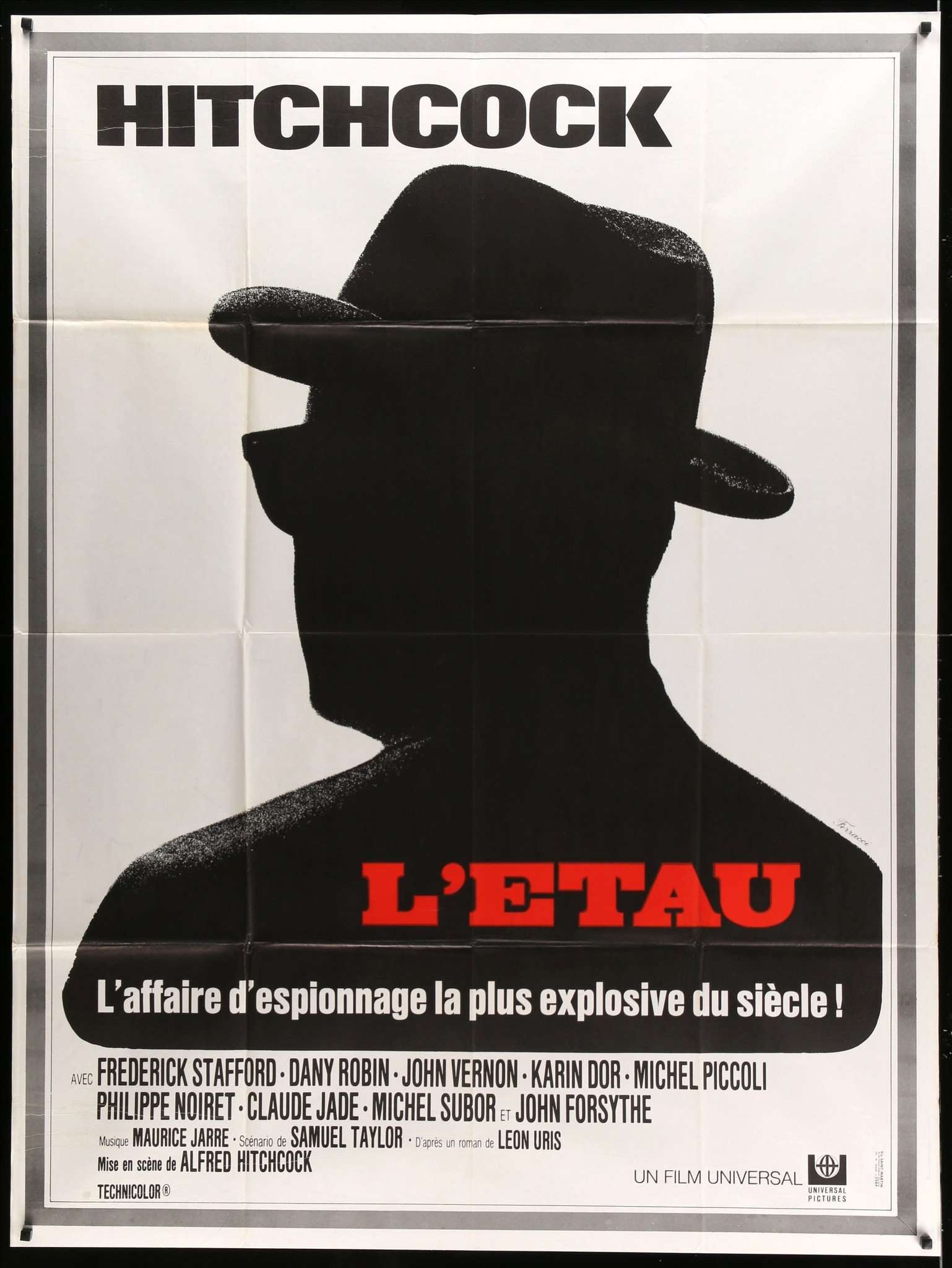 Topaz (1969) original movie poster for sale at Originalfilmart