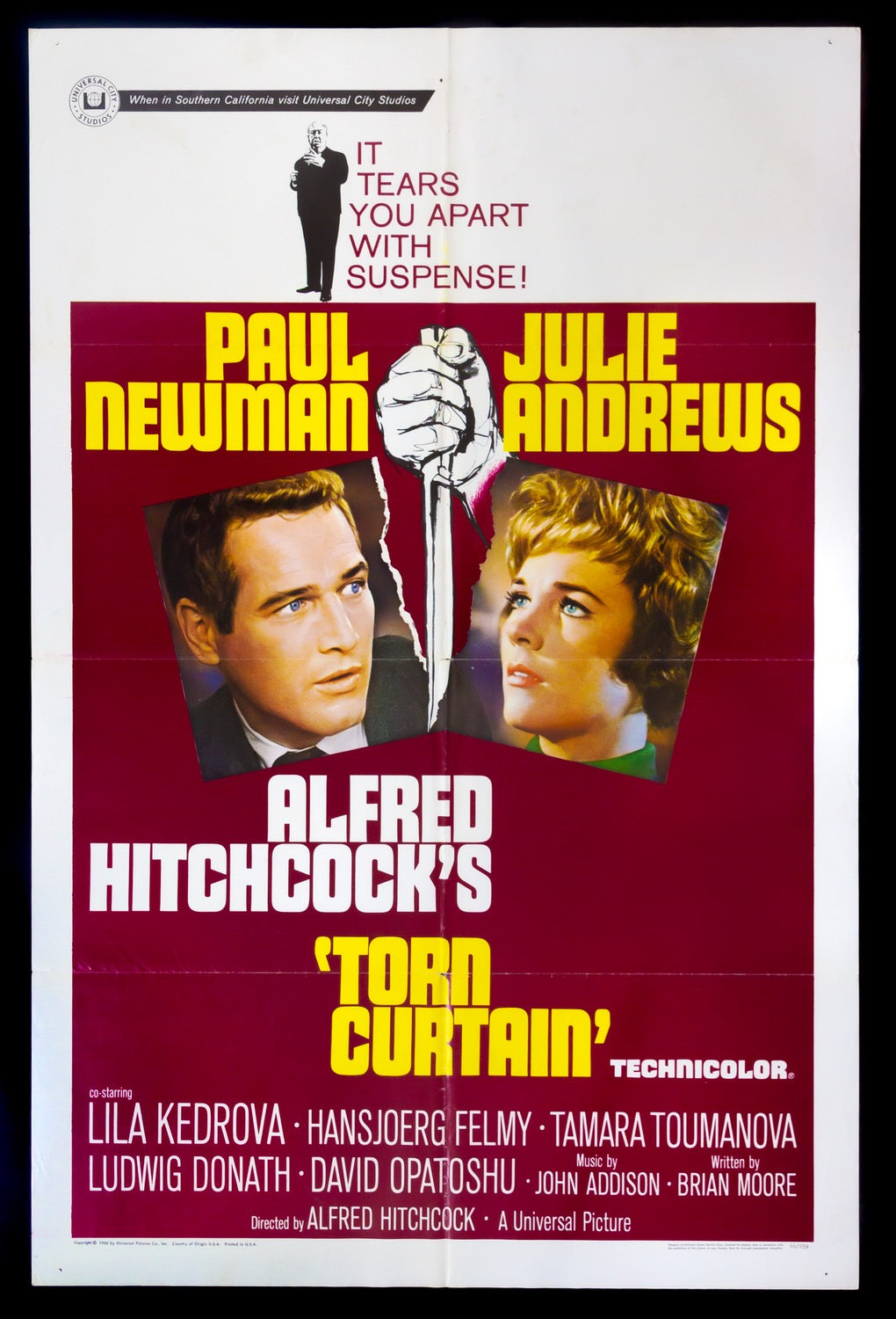 Torn Curtain (1966) original movie poster for sale at Originalfilmart
