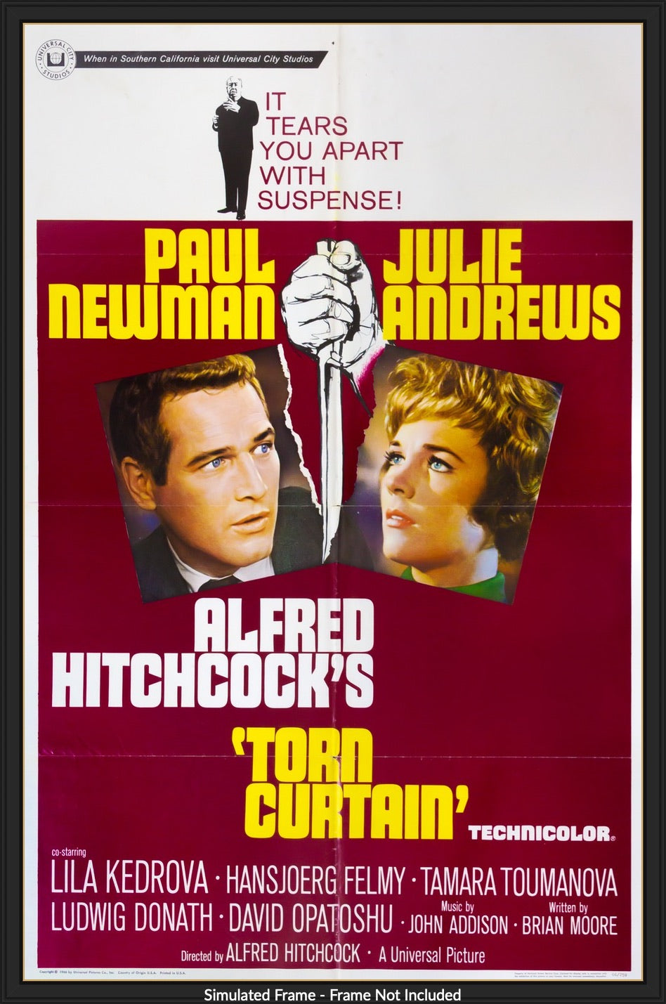 Torn Curtain (1966) original movie poster for sale at Originalfilmart
