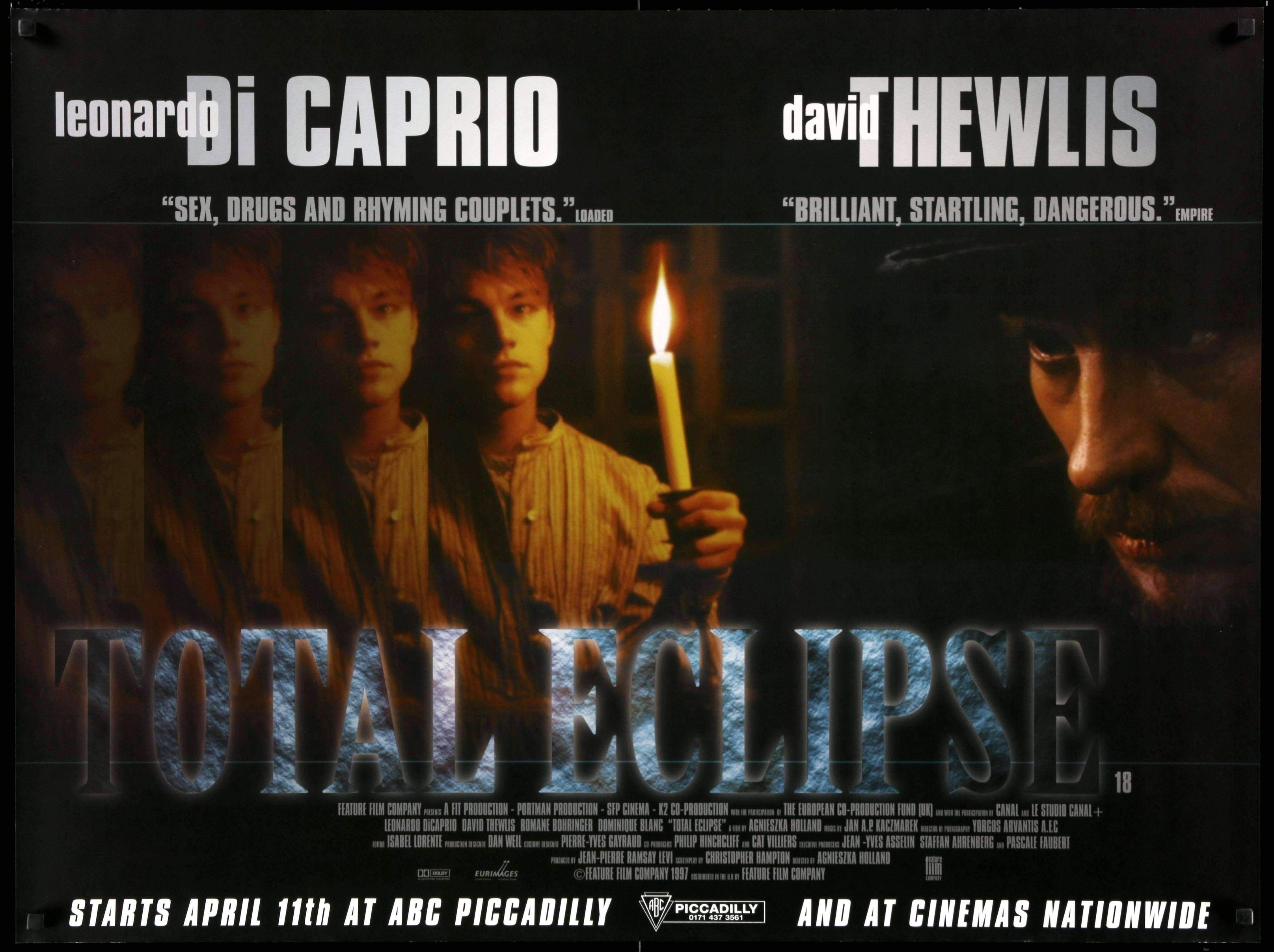 Total Eclipse (1995) original movie poster for sale at Originalfilmart