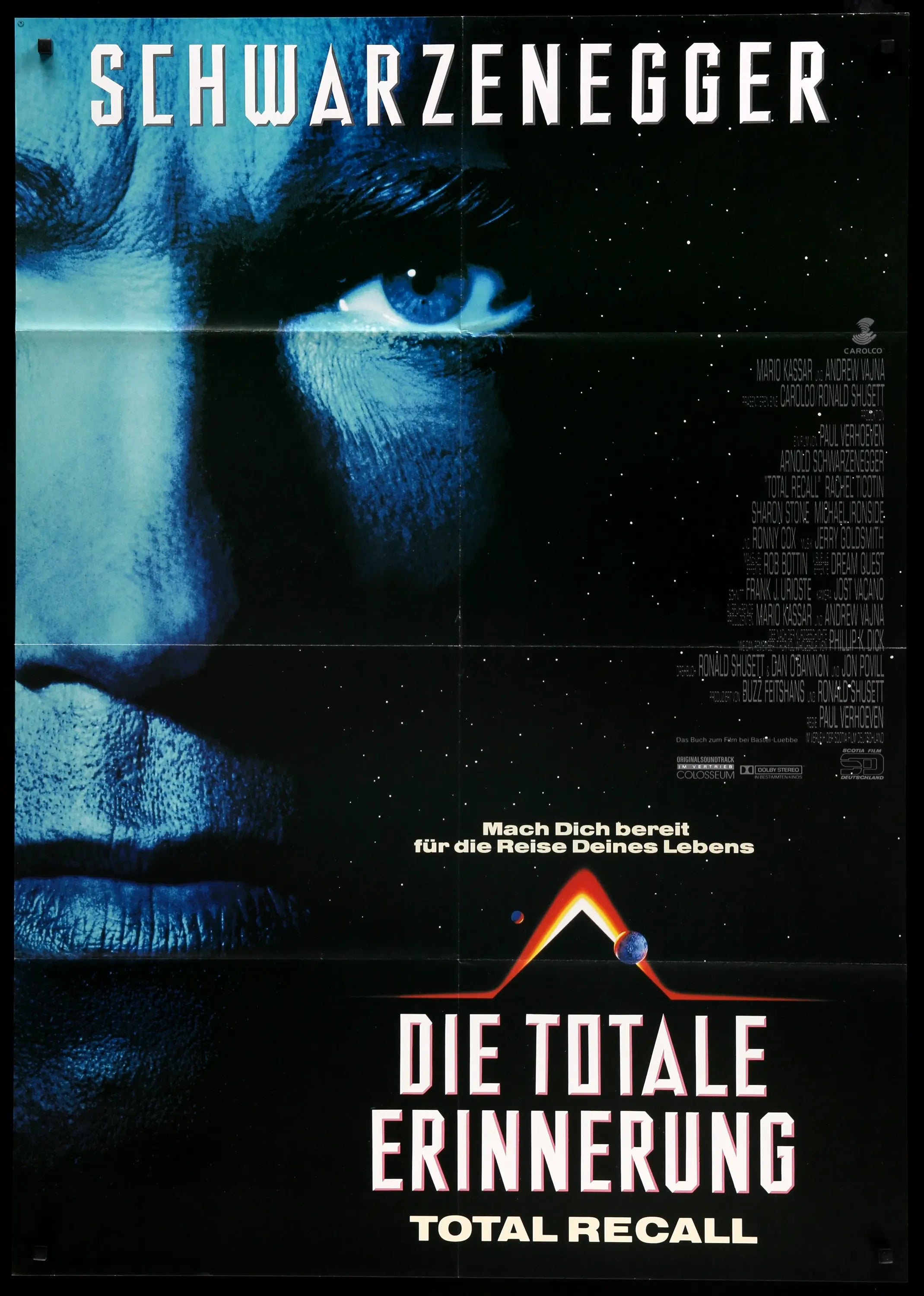 Total Recall (1990) original movie poster for sale at Originalfilmart