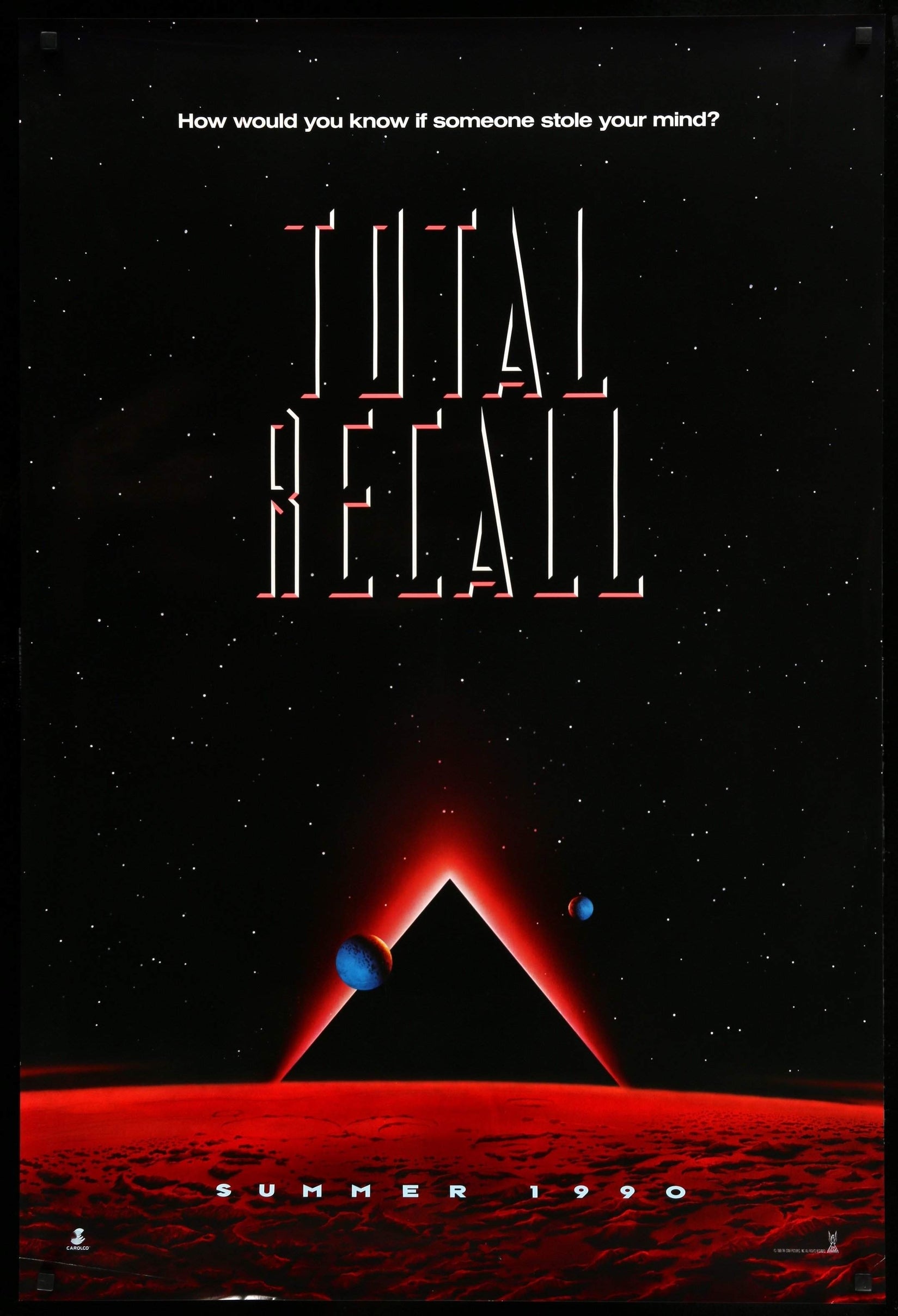 Total Recall (1990) original movie poster for sale at Originalfilmart