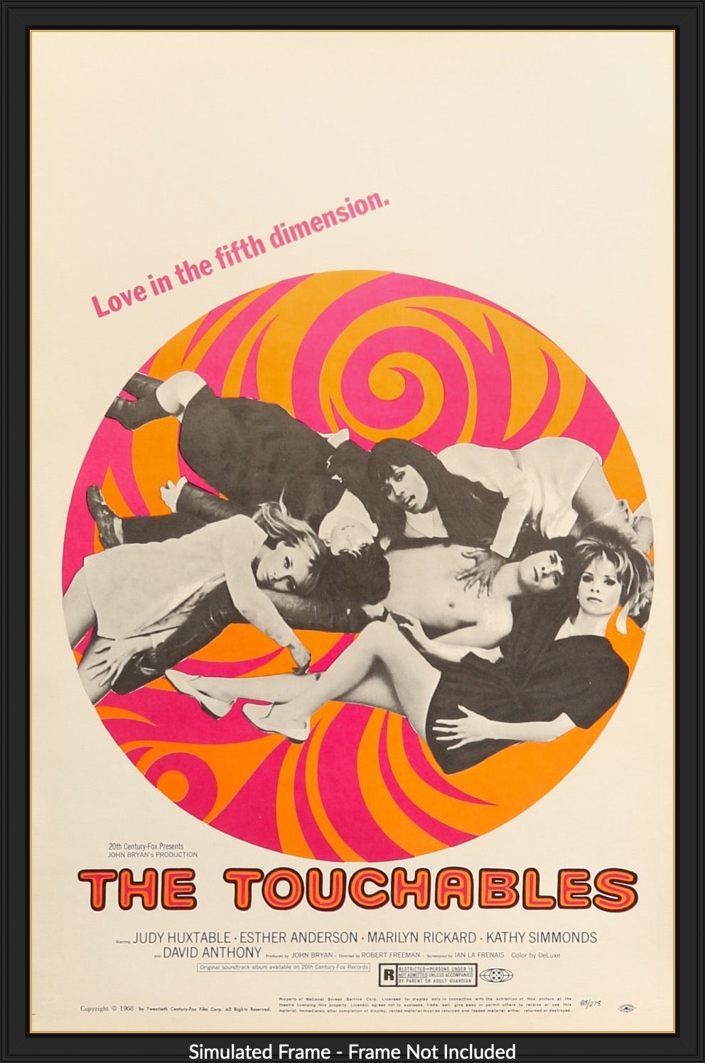 Touchables (1968) original movie poster for sale at Originalfilmart