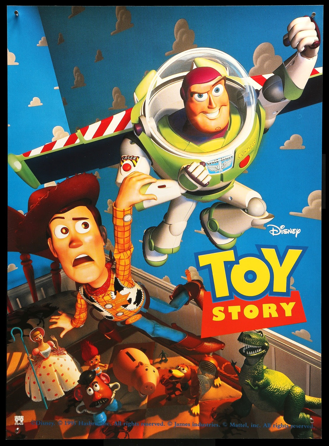 Toy Story (1995) original movie poster for sale at Originalfilmart