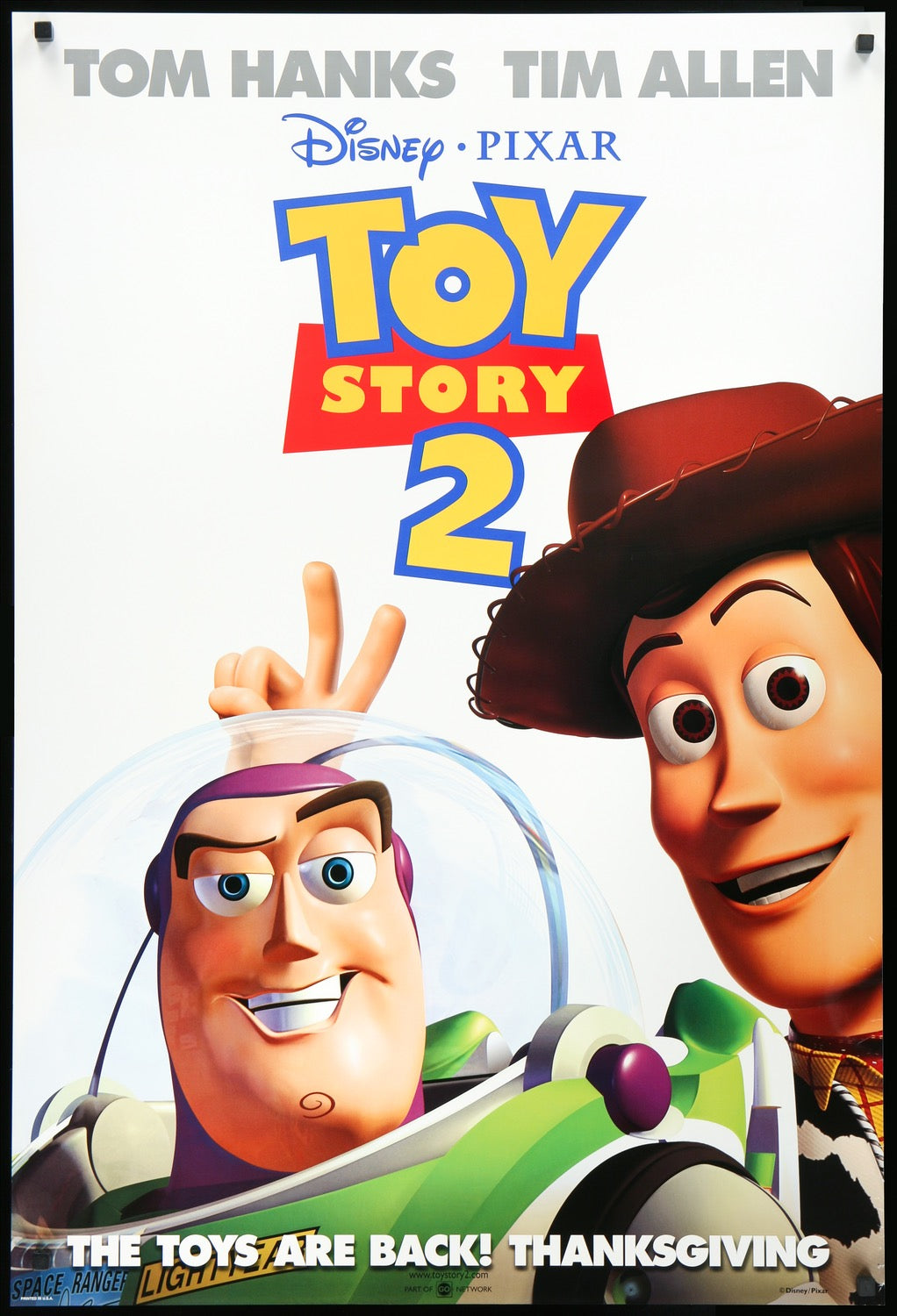 Toy Story 2 (1999) original movie poster for sale at Originalfilmart