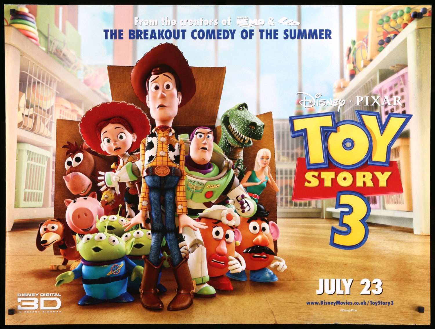 Toy Story 3 (2010) original movie poster for sale at Originalfilmart