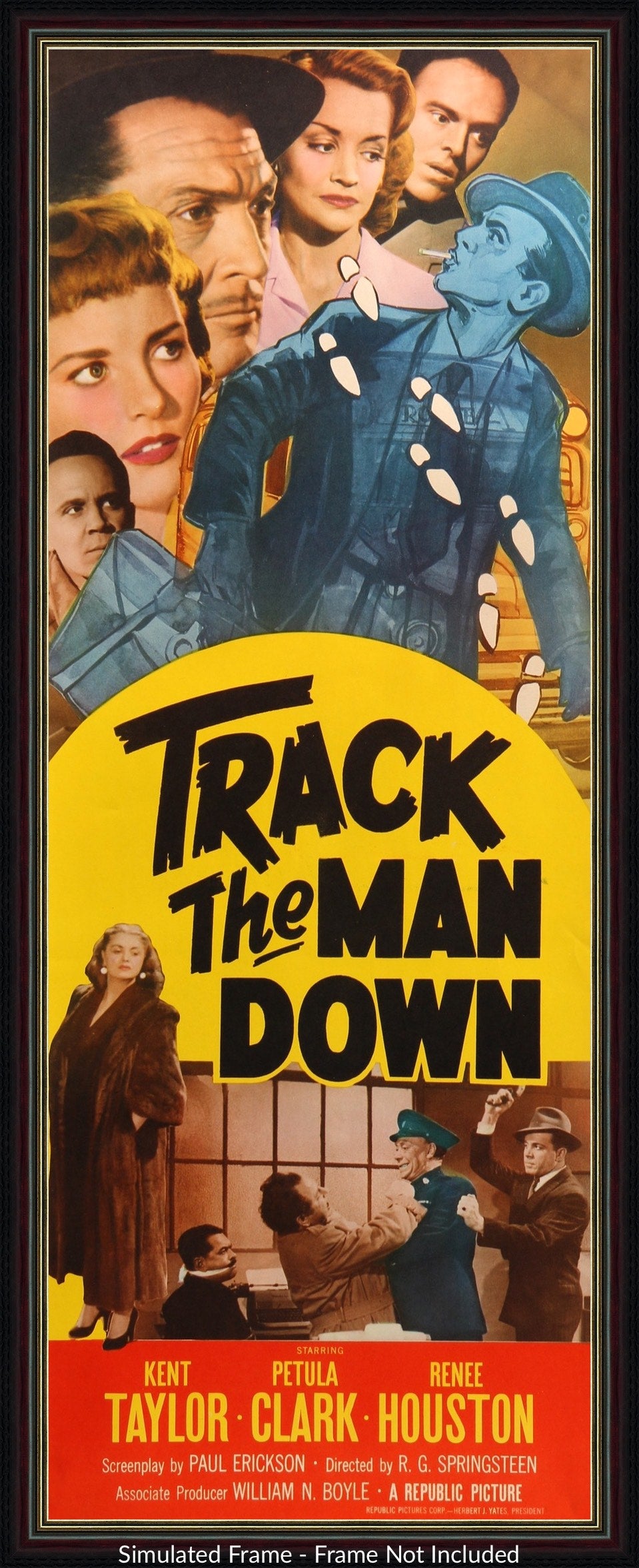 Track the Man Down (1955) original movie poster for sale at Originalfilmart