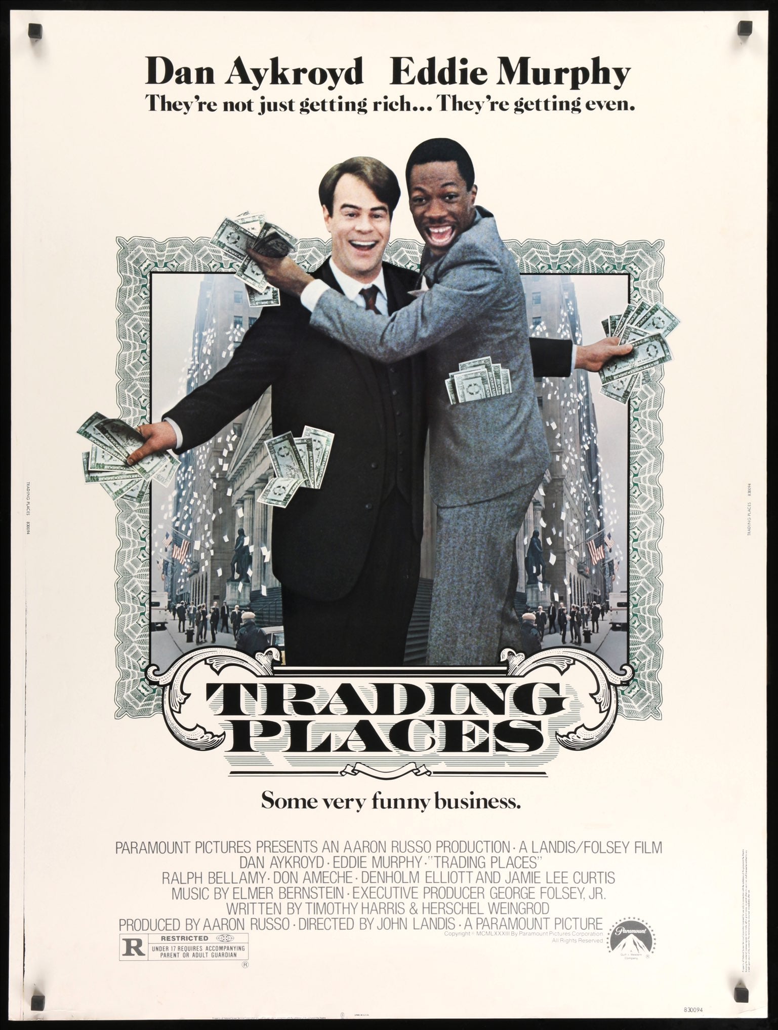 Trading Places (1983) original movie poster for sale at Originalfilmart