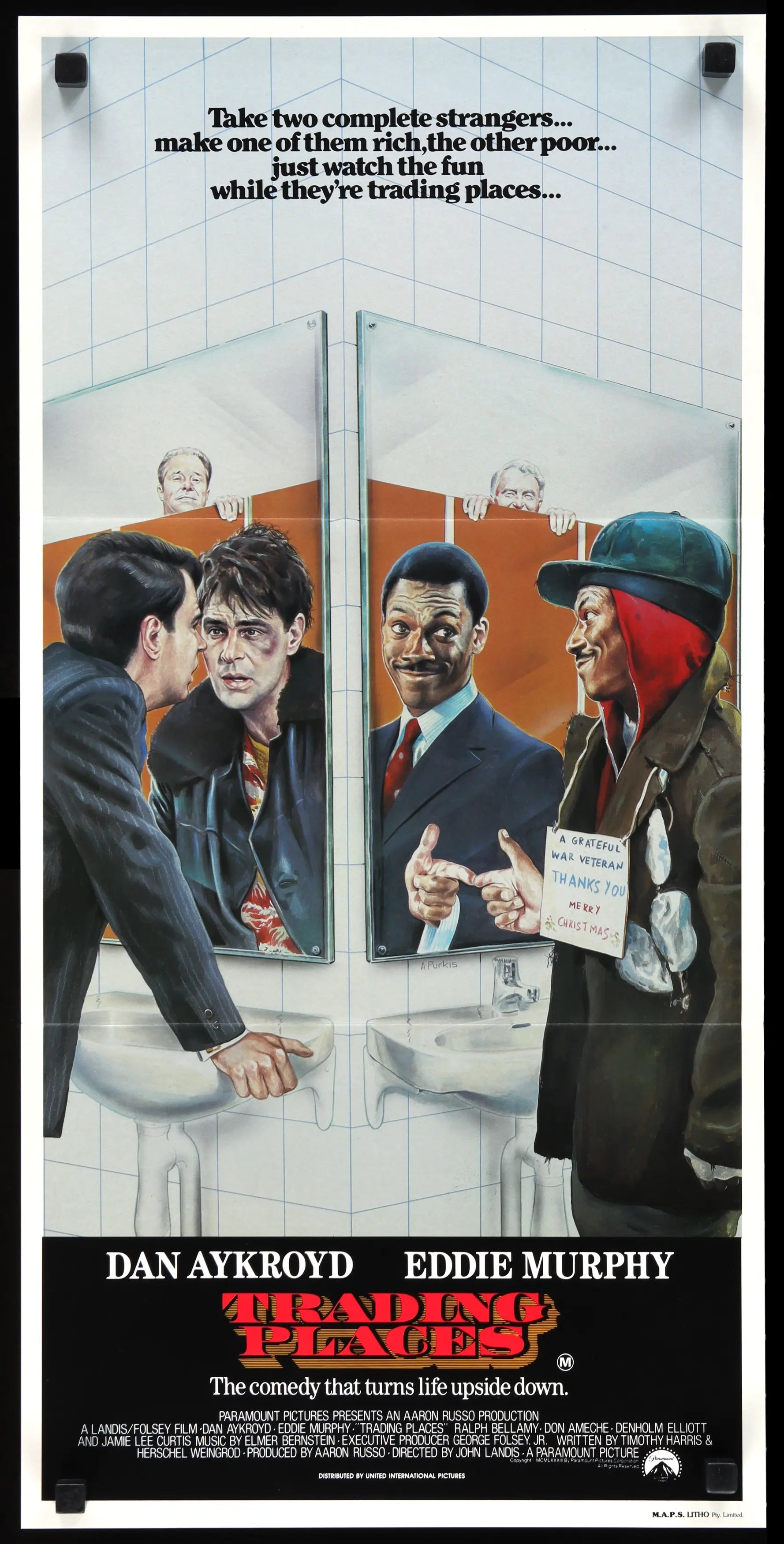 Trading Places (1983) original movie poster for sale at Originalfilmart