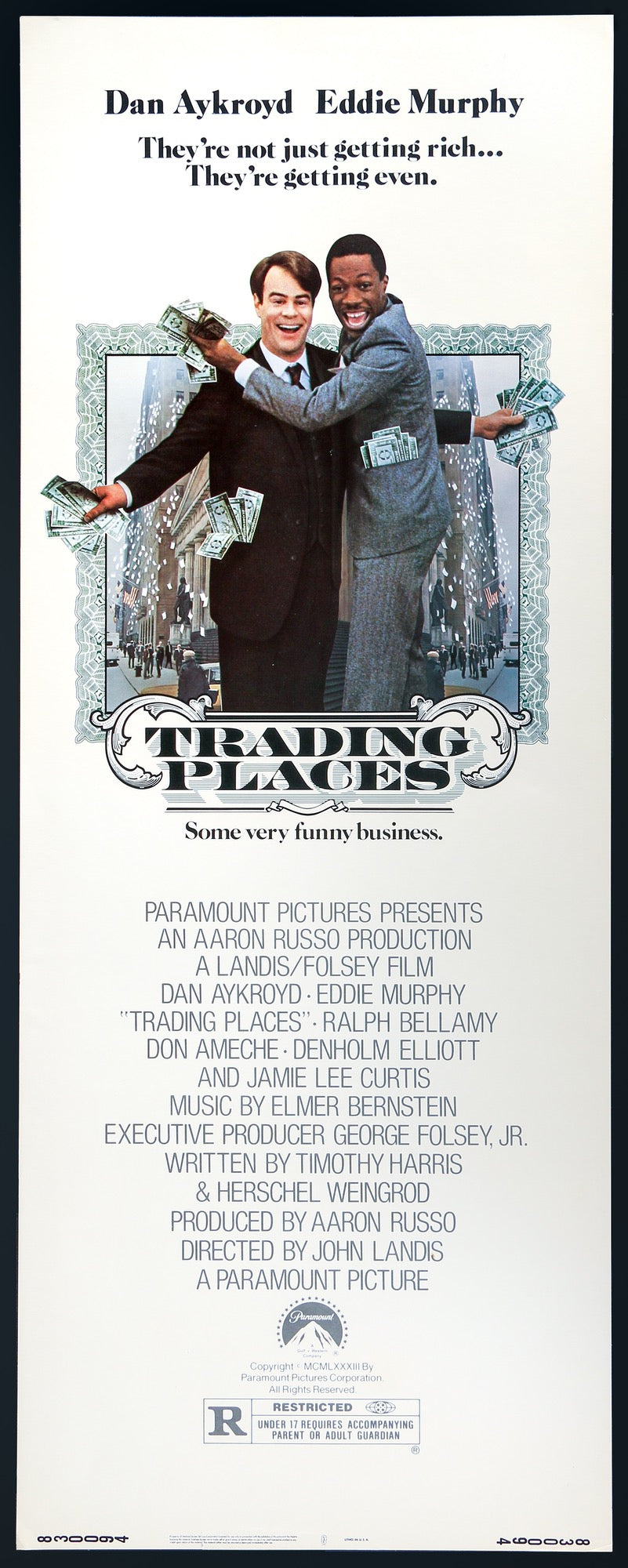 Trading Places (1983) original movie poster for sale at Originalfilmart