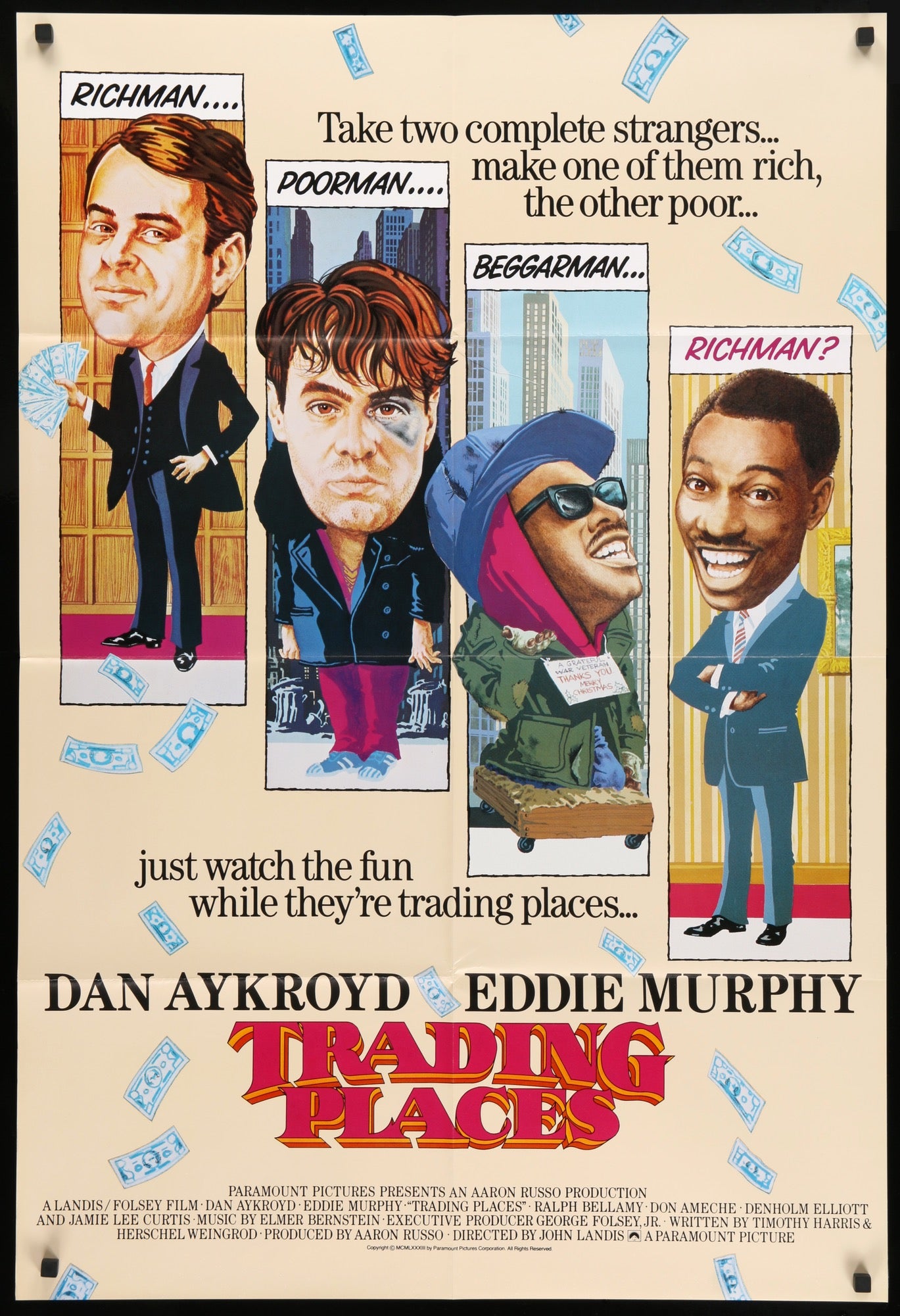 Trading Places (1983) original movie poster for sale at Originalfilmart
