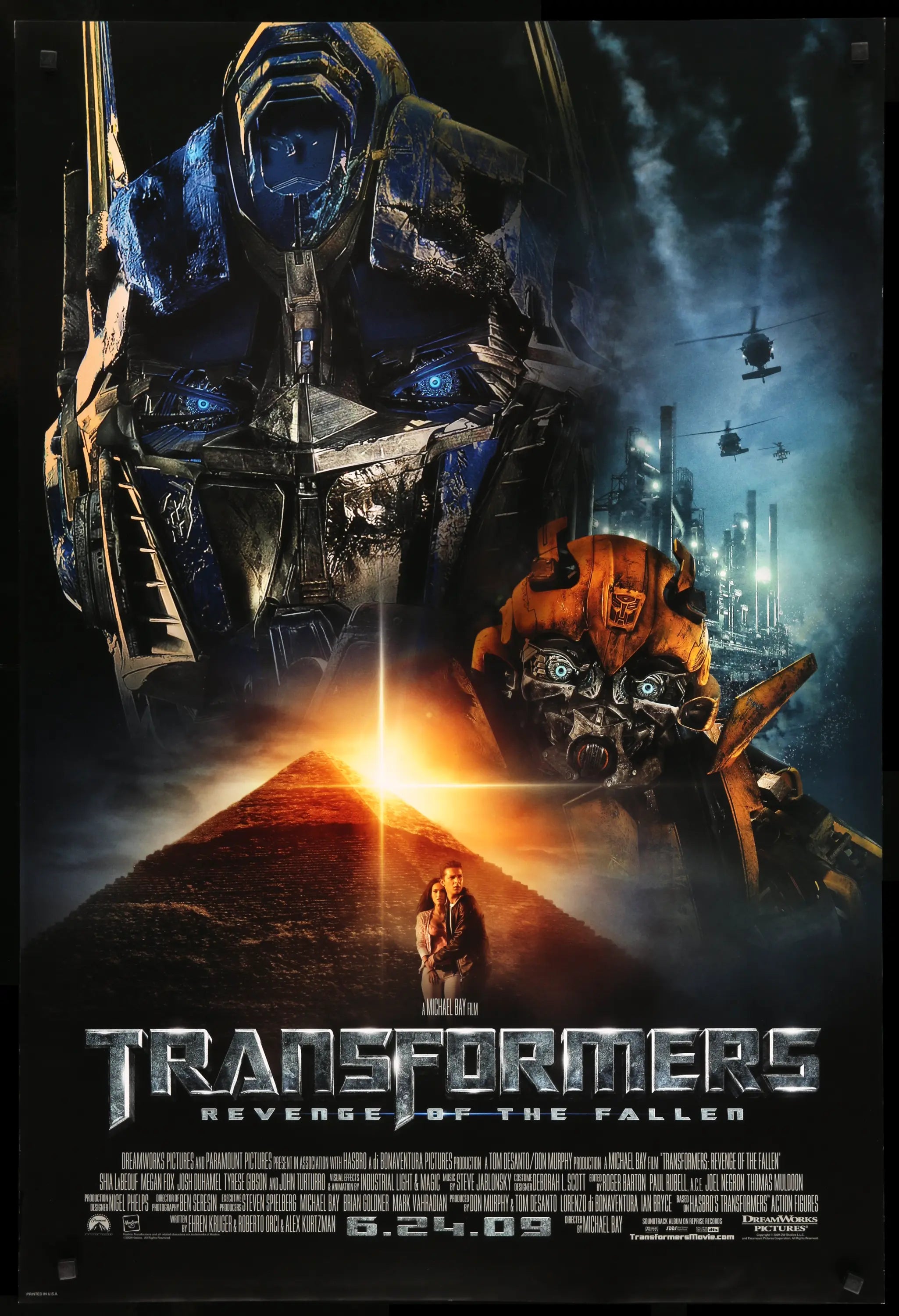 Transformers: Revenge of the Fallen (2009) original movie poster for sale at Originalfilmart