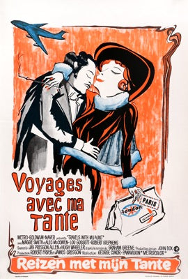 Travels with My Aunt (1972) original movie poster for sale at Originalfilmart
