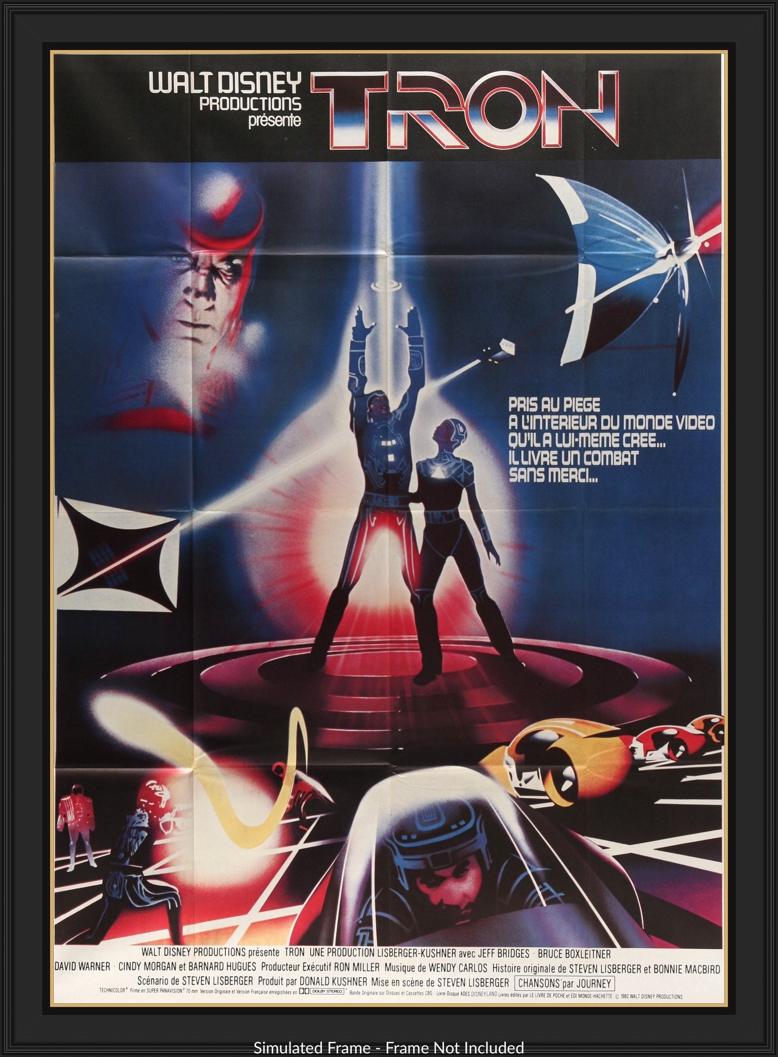 Tron (1982) original movie poster for sale at Originalfilmart