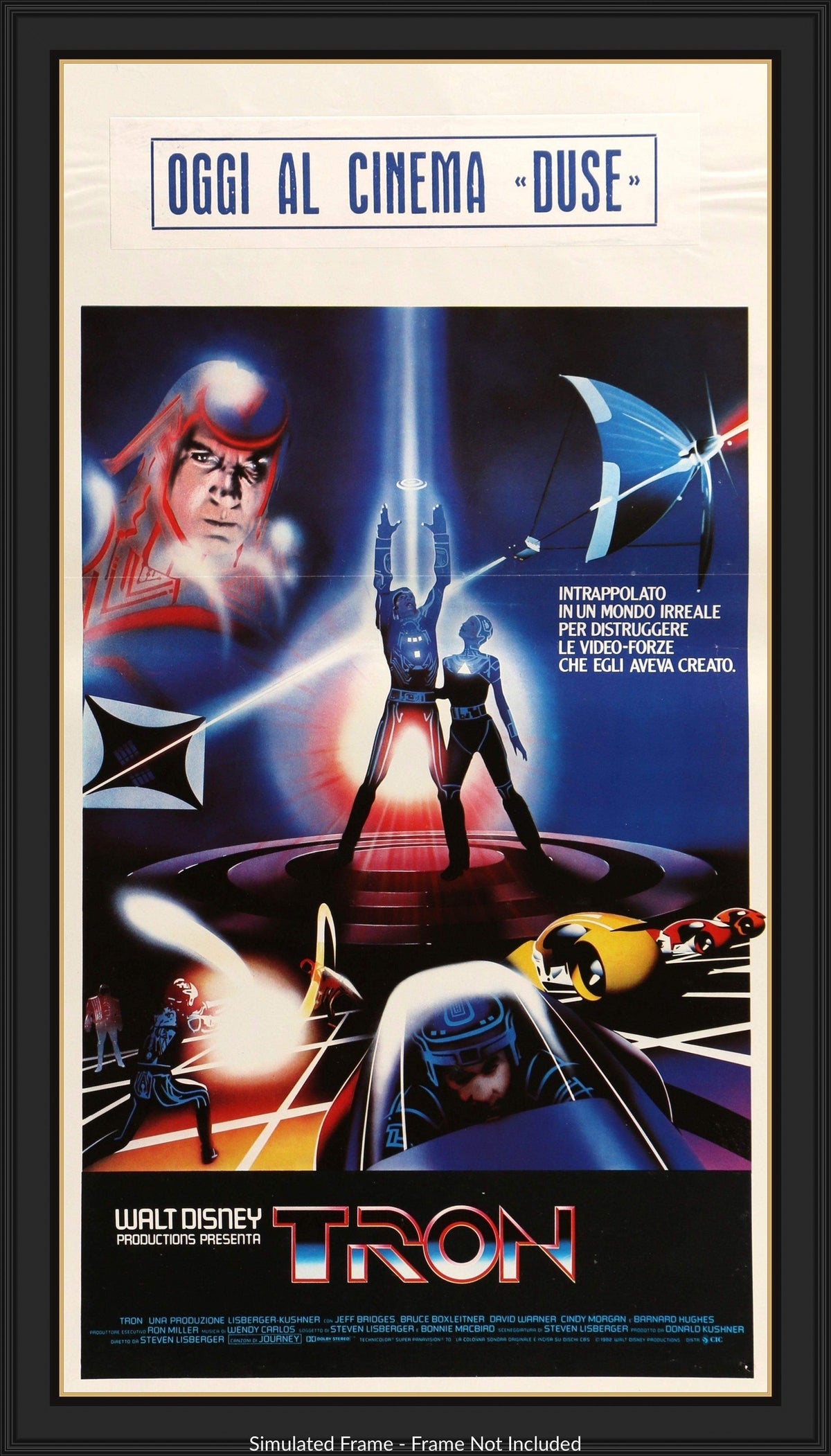 Tron (1982) original movie poster for sale at Originalfilmart