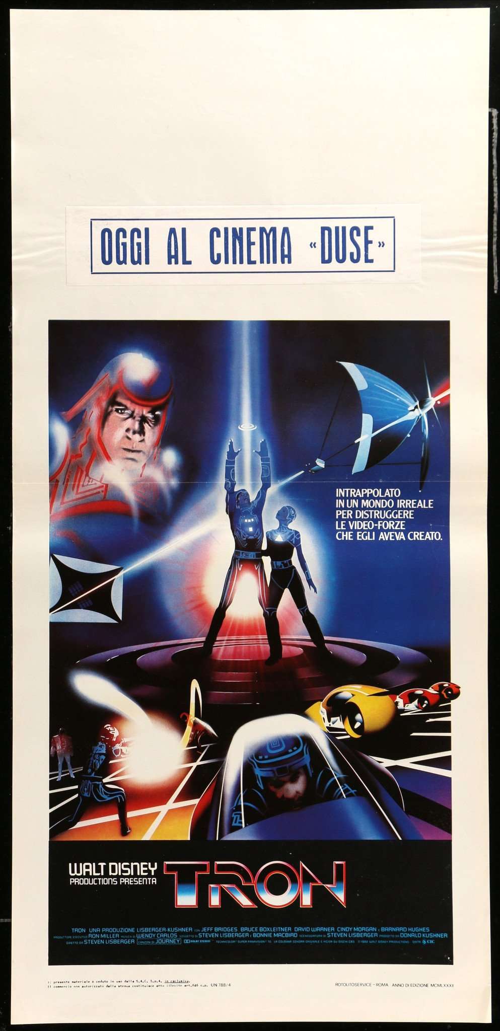 Tron (1982) original movie poster for sale at Originalfilmart