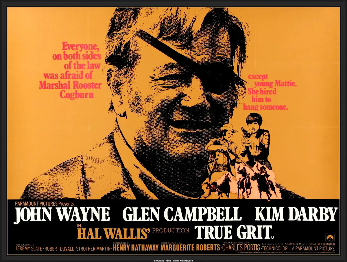 True Grit (1969) original movie poster for sale at Originalfilmart
