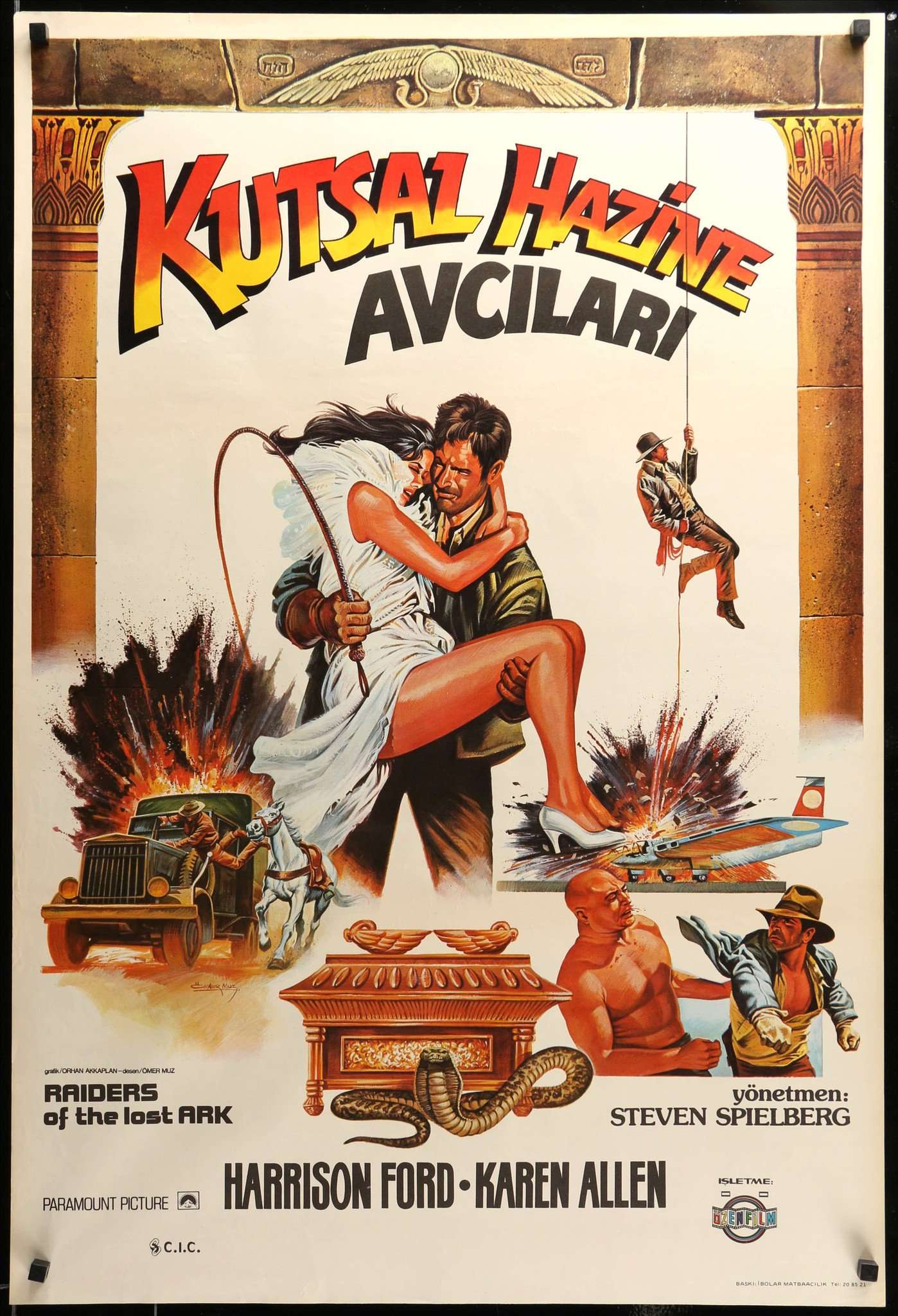 Raiders of the Lost Ark (1981) original movie poster for sale at Originalfilmart