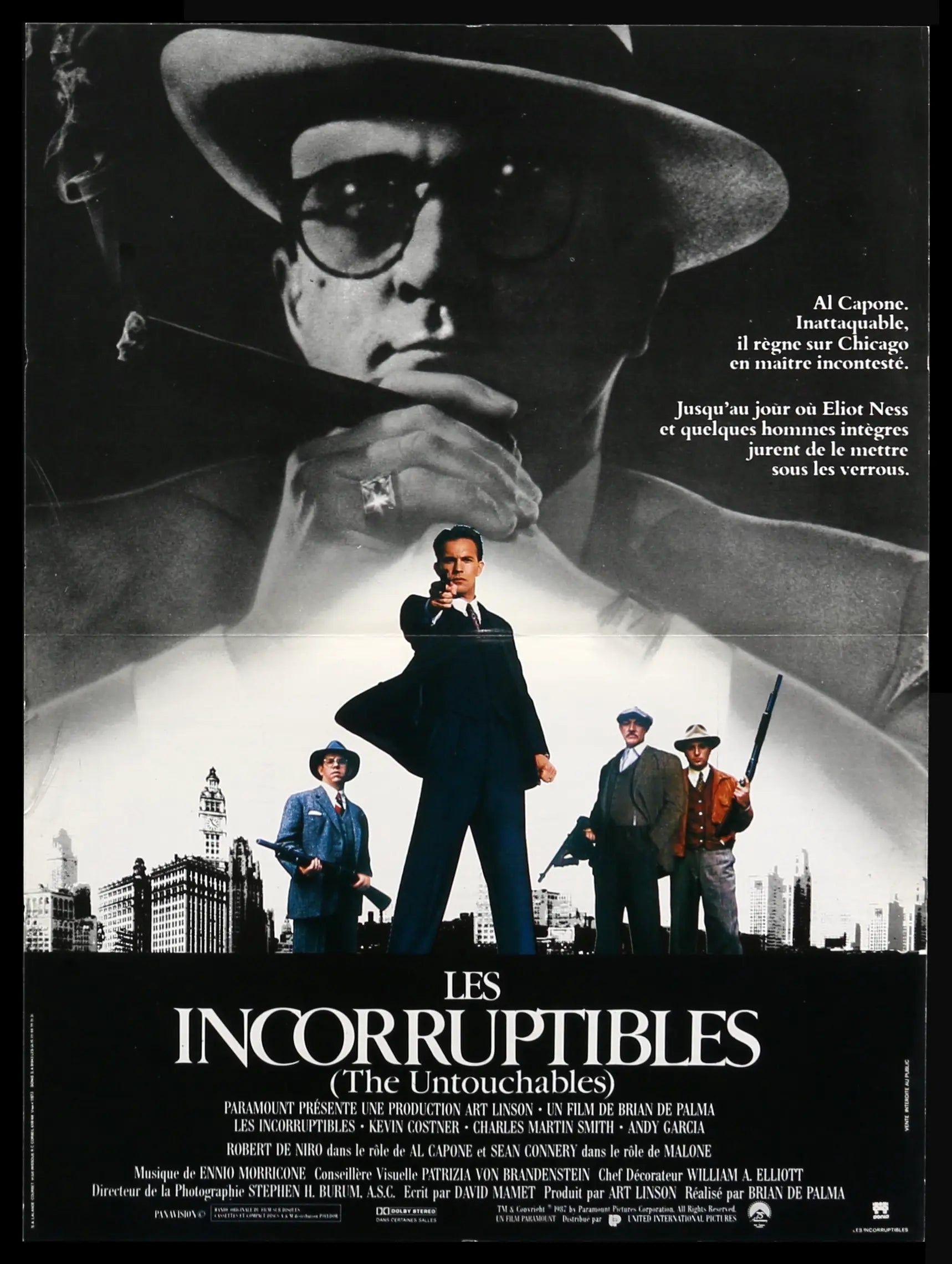 Untouchables (1987) original movie poster for sale at Originalfilmart