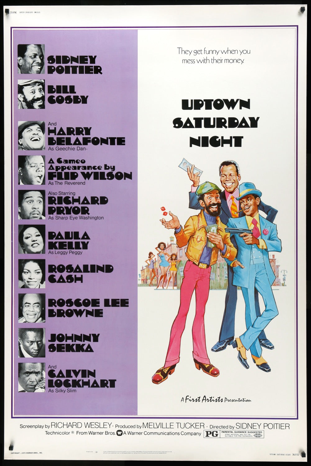Uptown Saturday Night (1974) original movie poster for sale at Originalfilmart