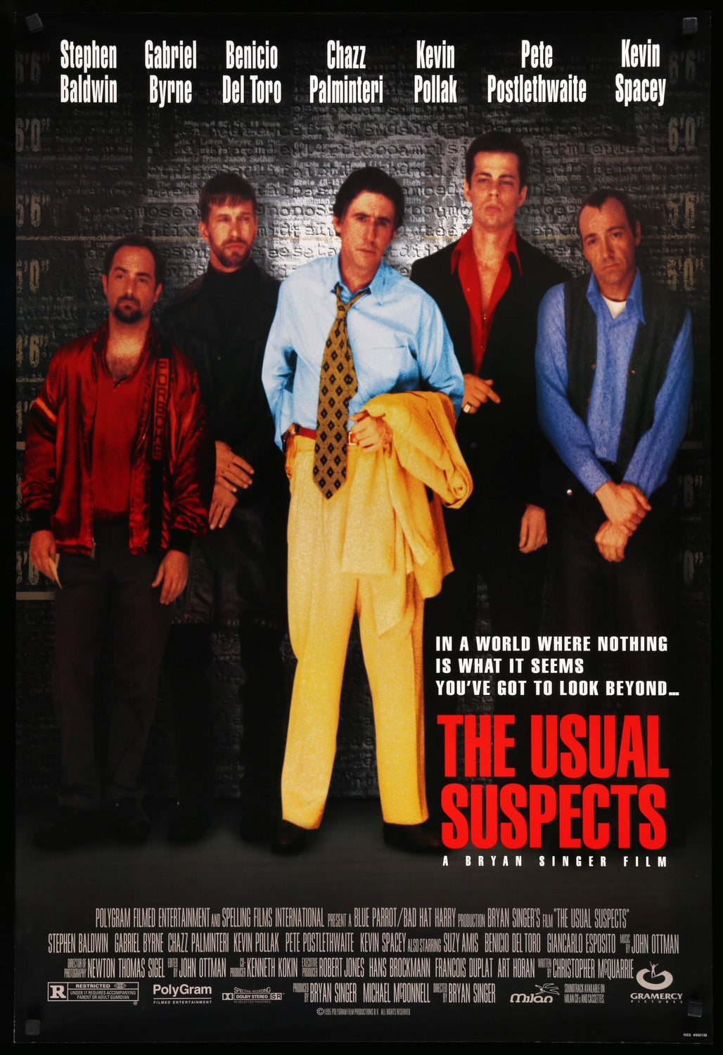 Usual Suspects (1995) original movie poster for sale at Originalfilmart